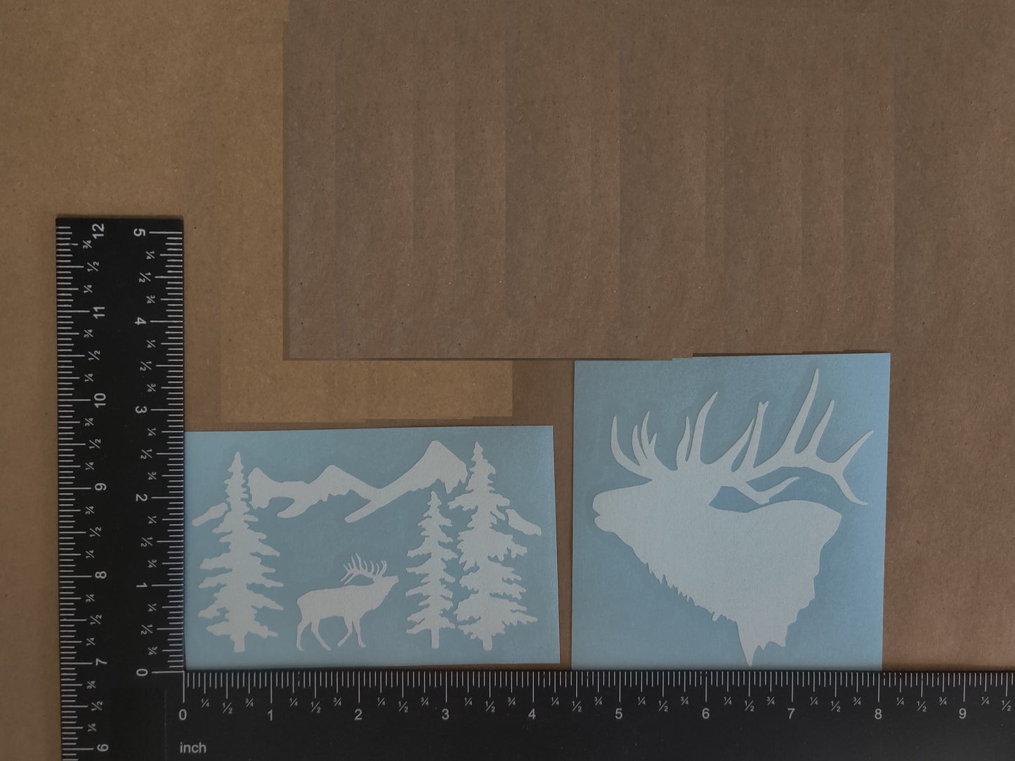 Elk Bulging Decal 2 Pack