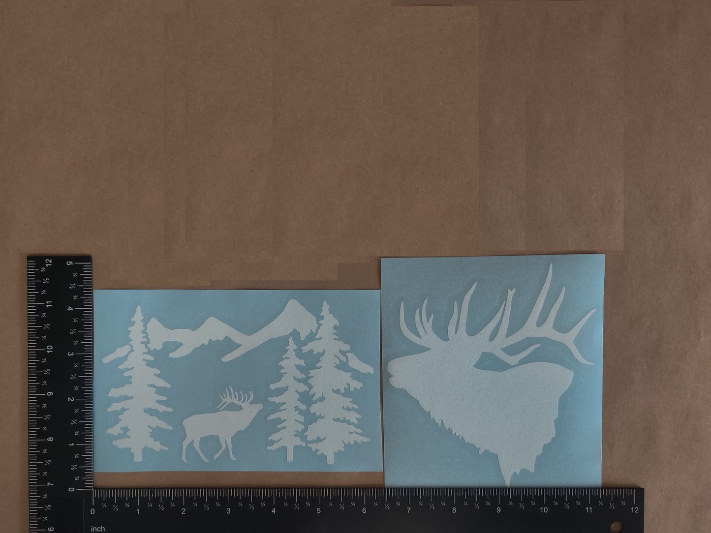 Elk Bulging Decal 2 Pack