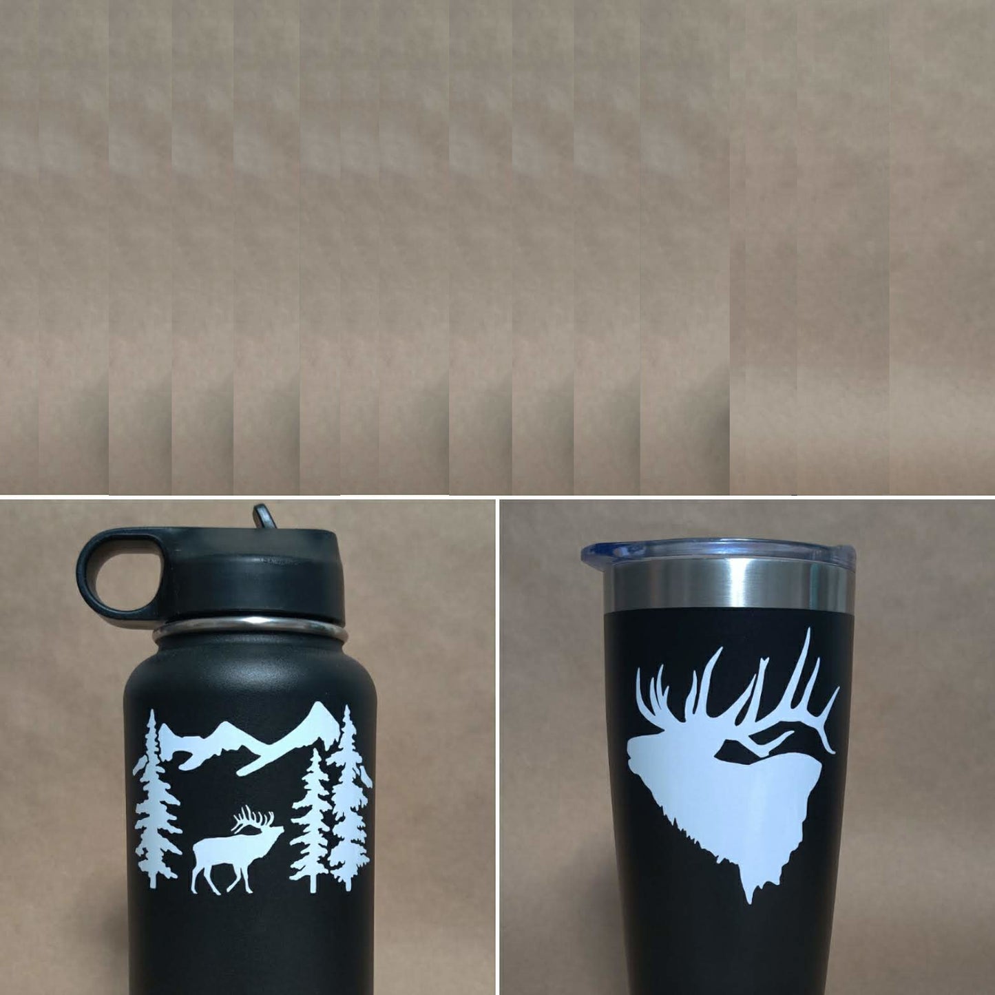 Elk Bulging Decal 2 Pack