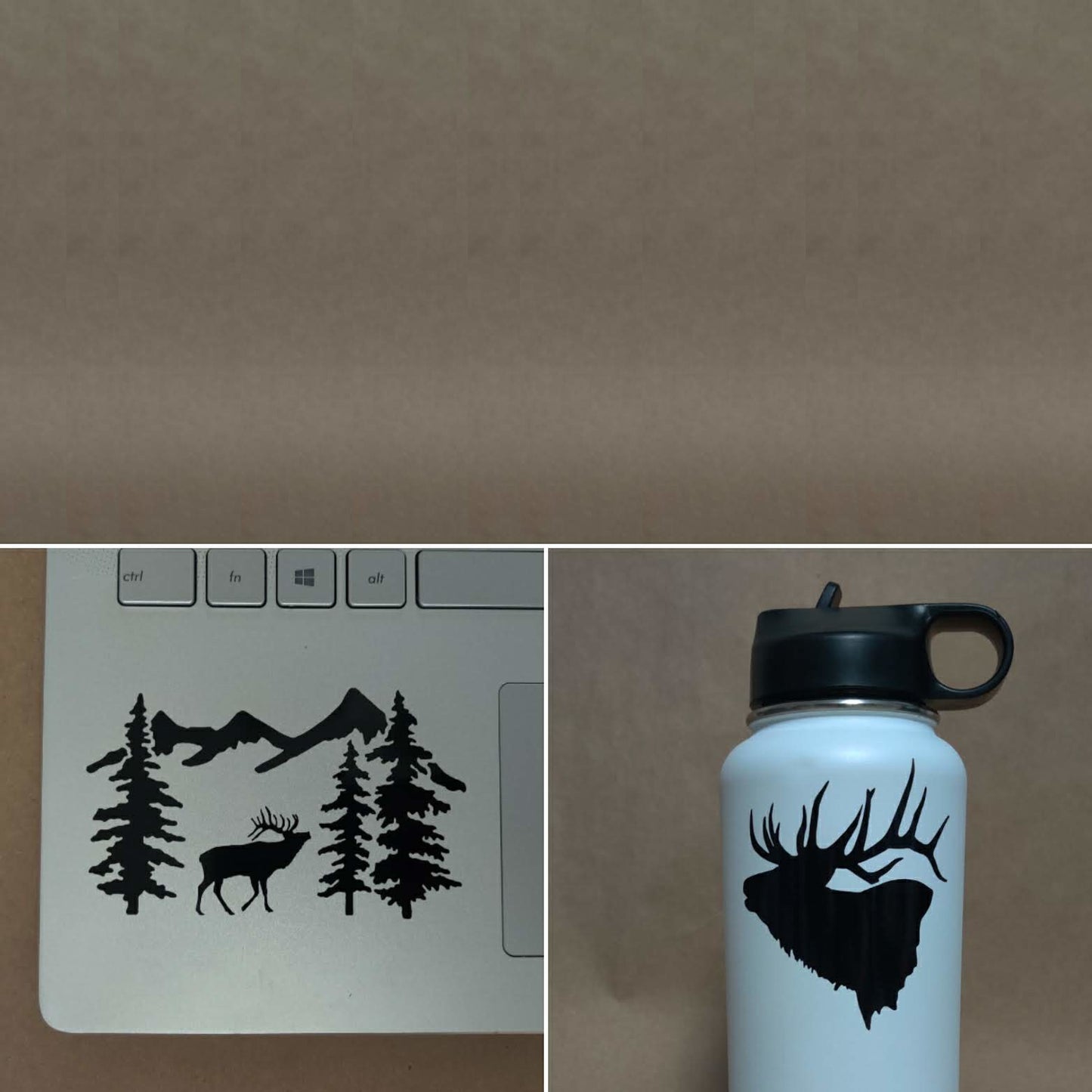 Elk Bulging Decal 2 Pack