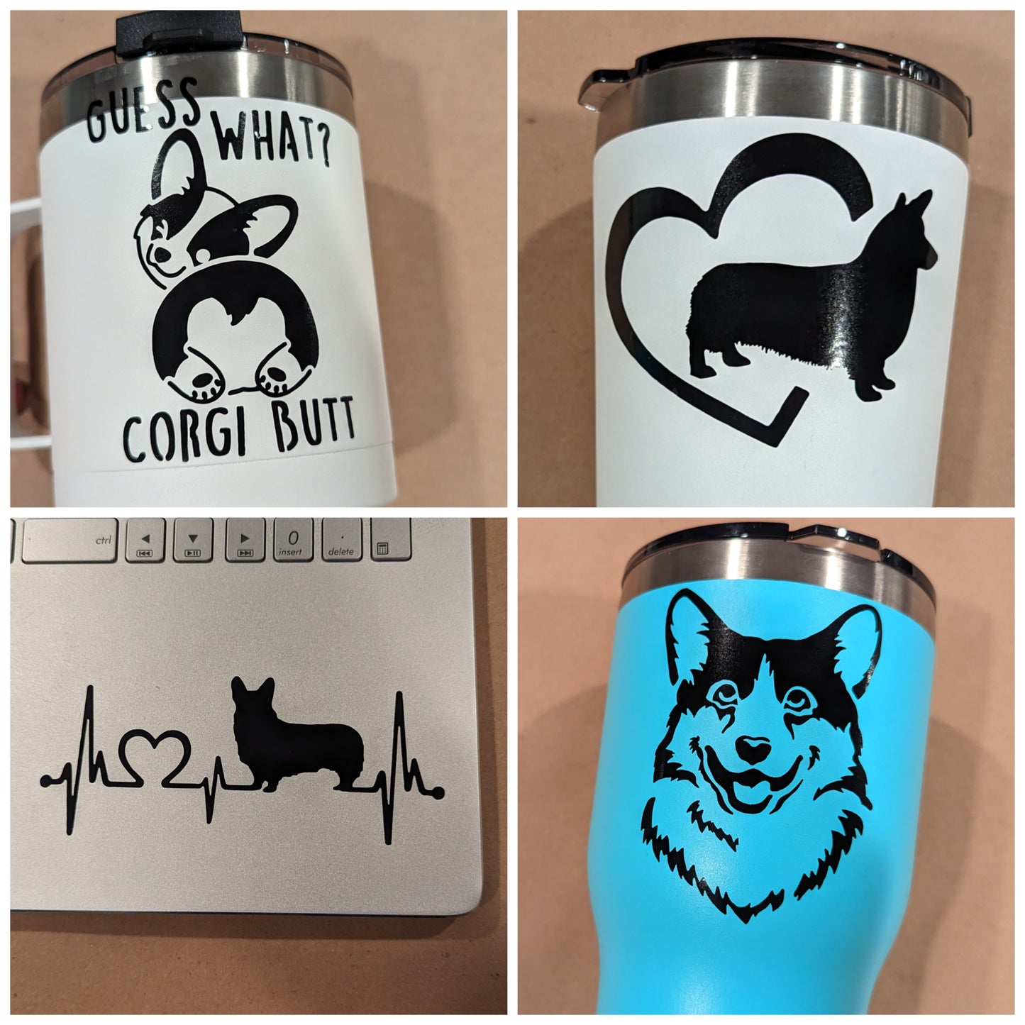 Corgi Decals 4 Pack
