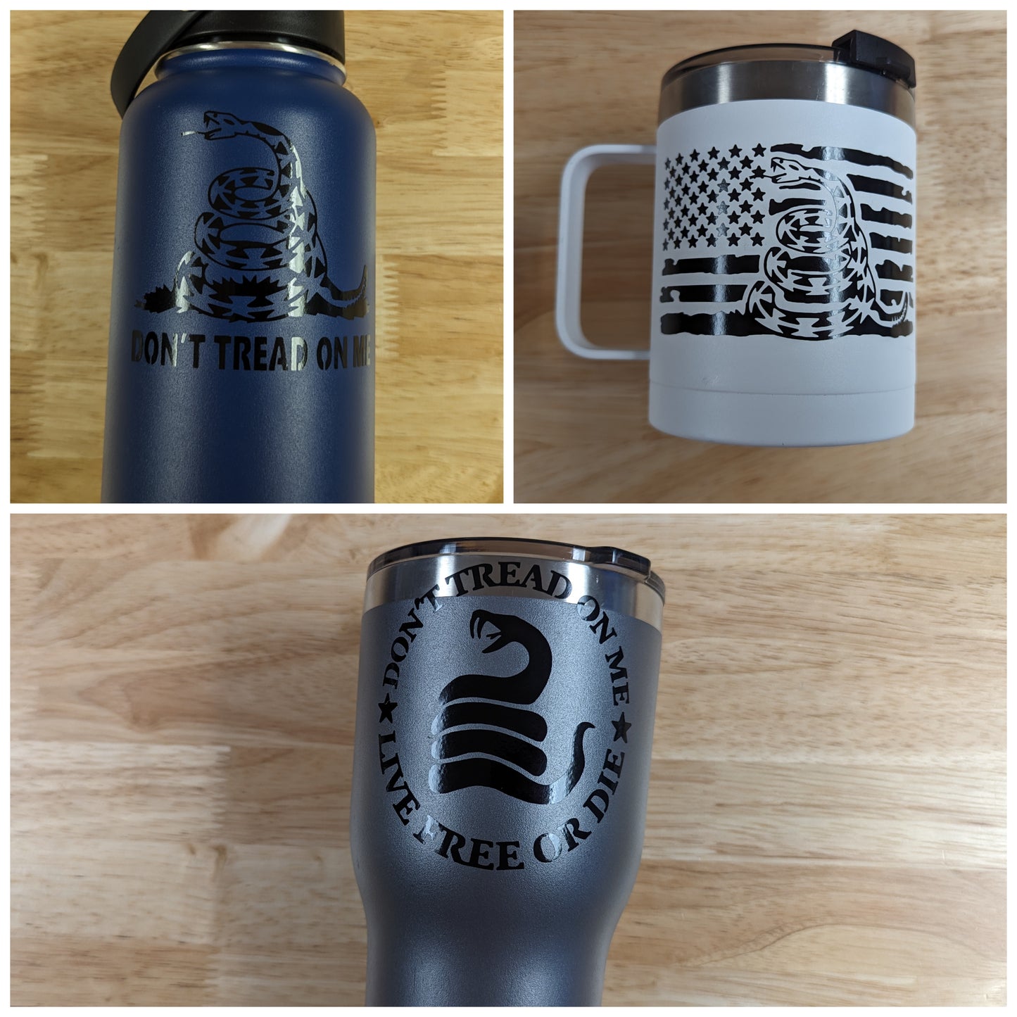 Don't Tread On Me Decal 3-Pack