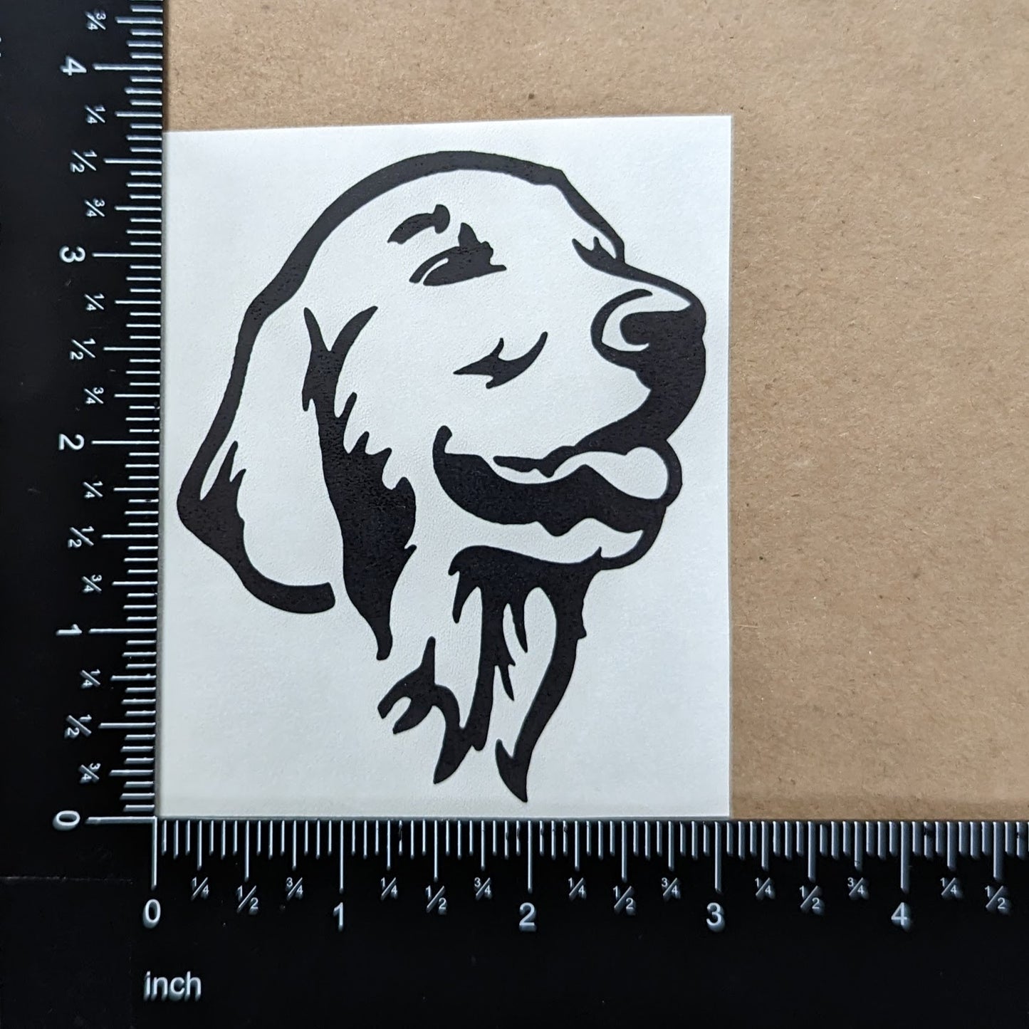 Golden Retriever Decal 4 Pack