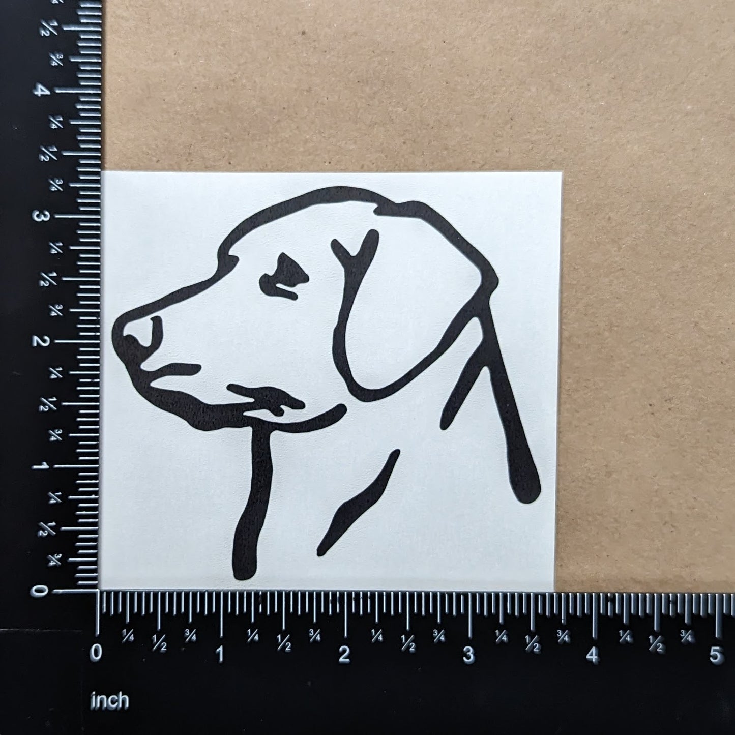 Labrador Retriever Decal 4 Pack