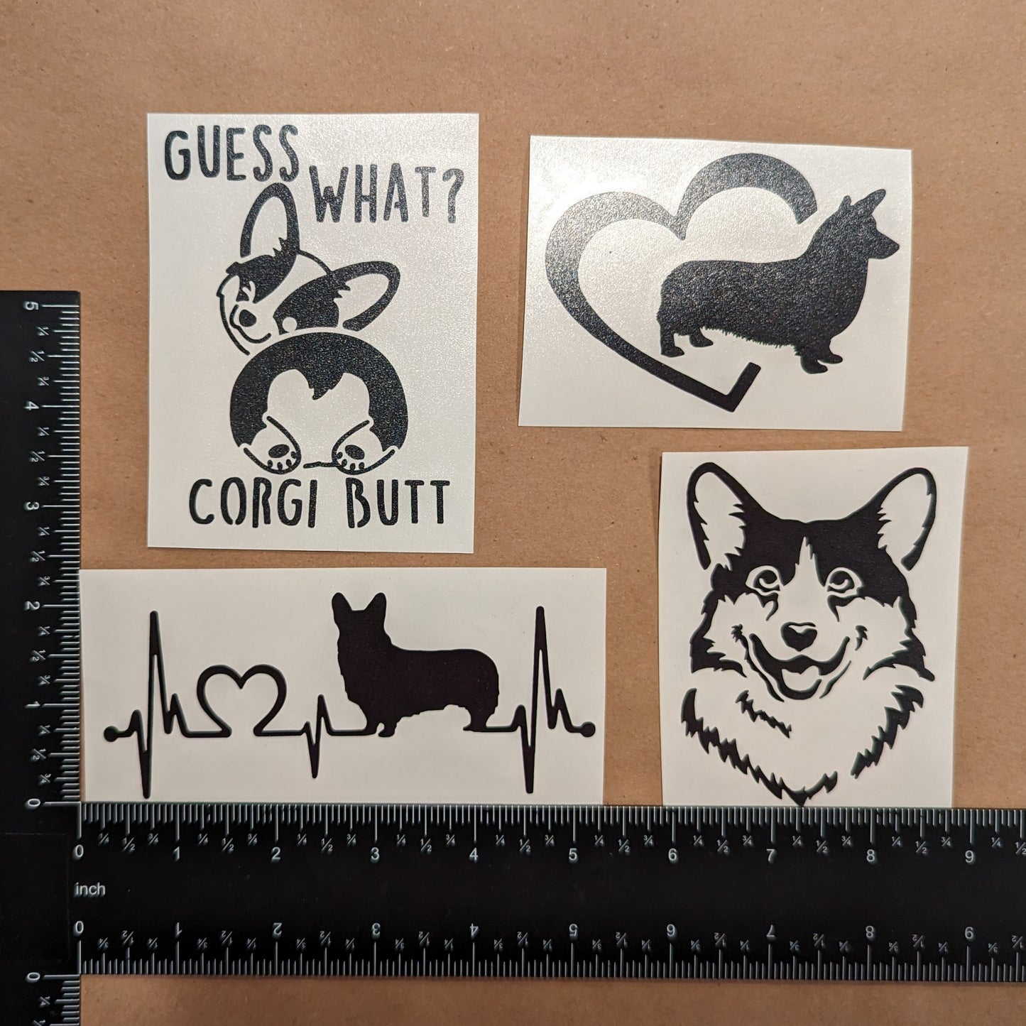 Corgi Decals 4 Pack