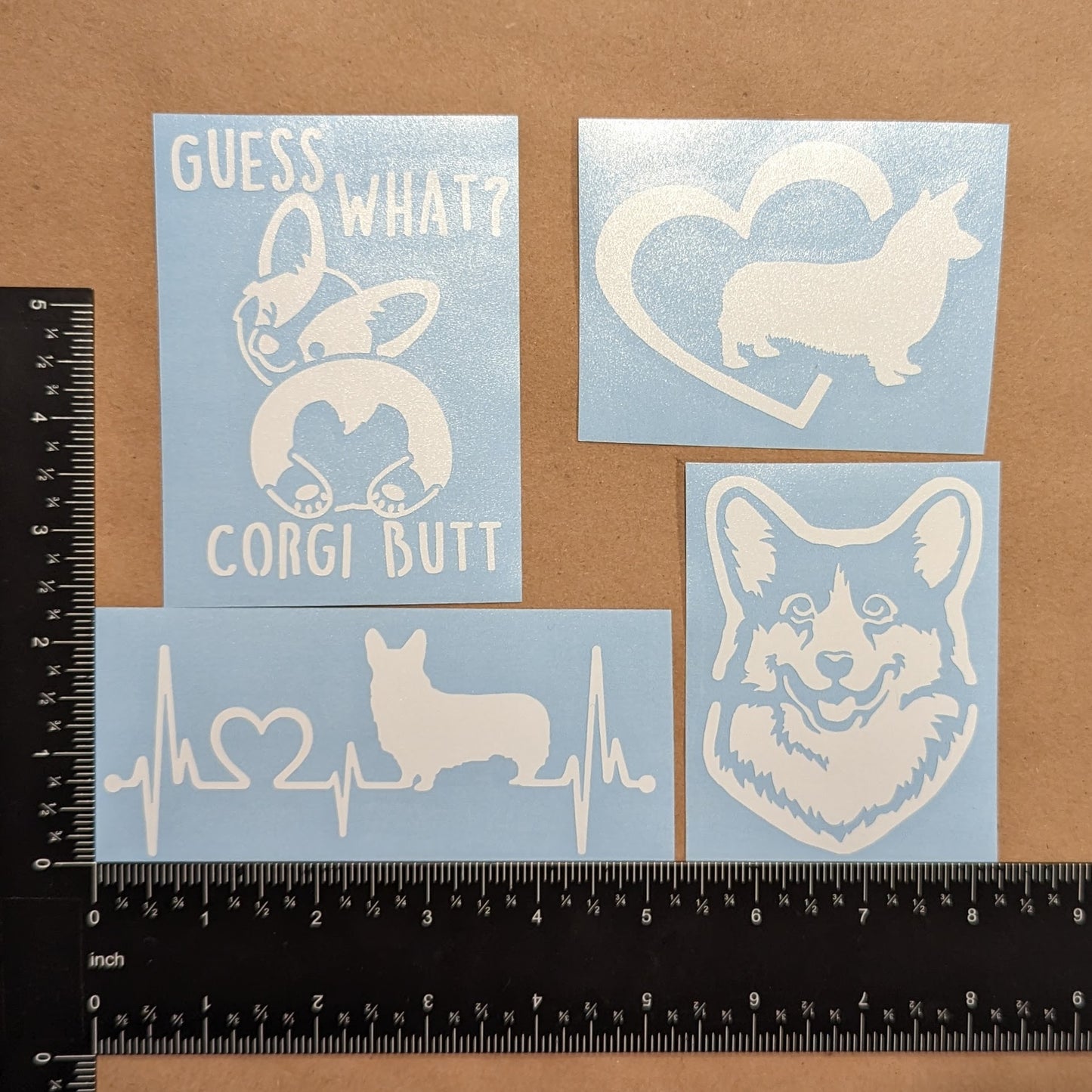 Corgi Decals 4 Pack