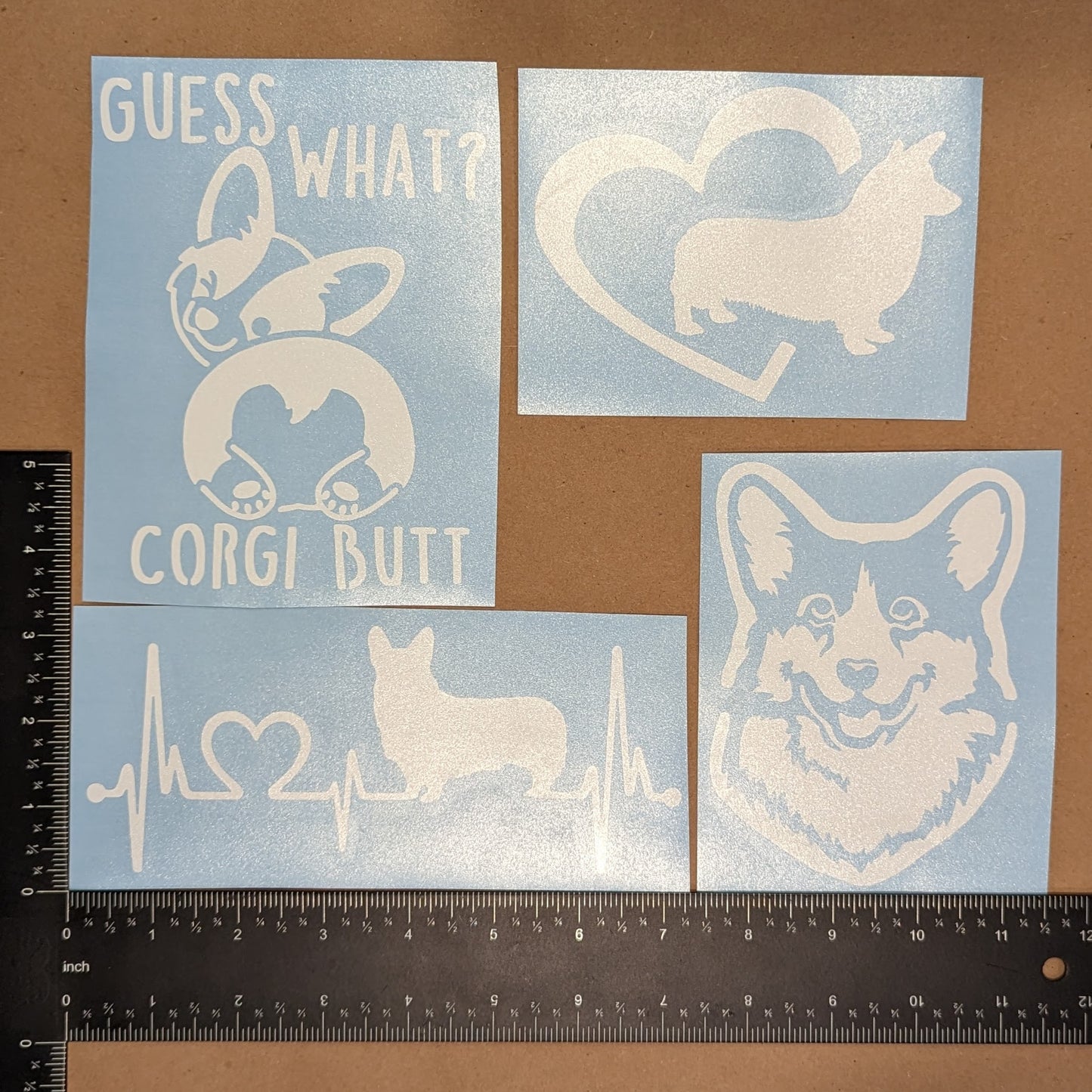 Corgi Decals 4 Pack