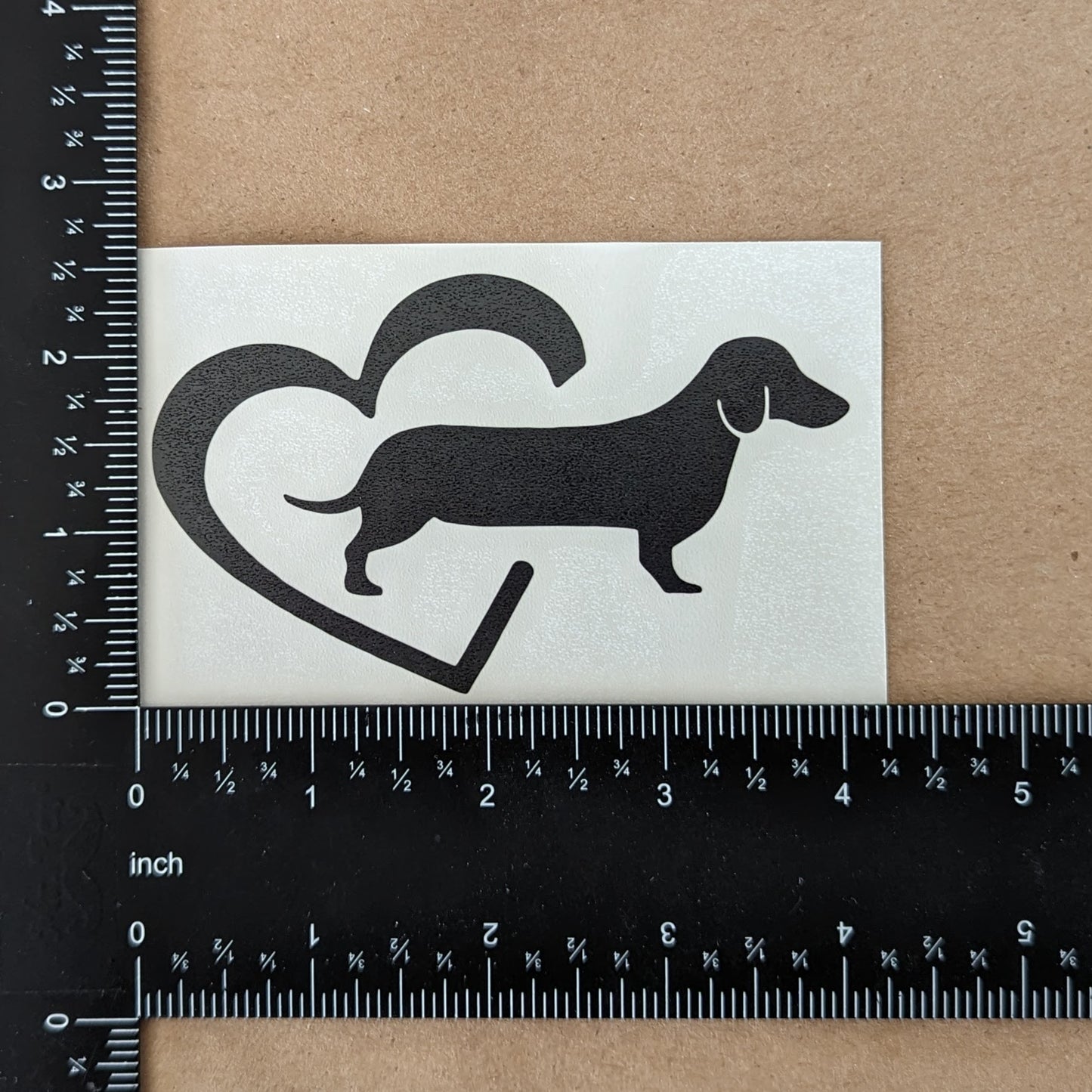 Dachshund Decals 4 Pack
