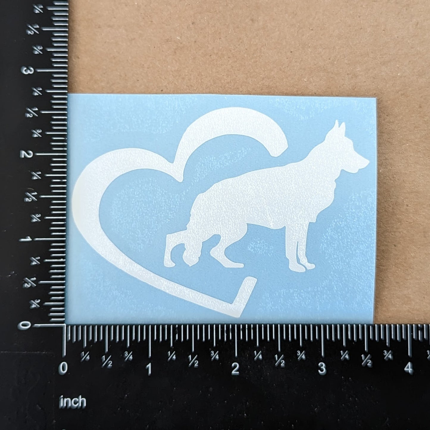 German Shepherd Decals 4 Pack