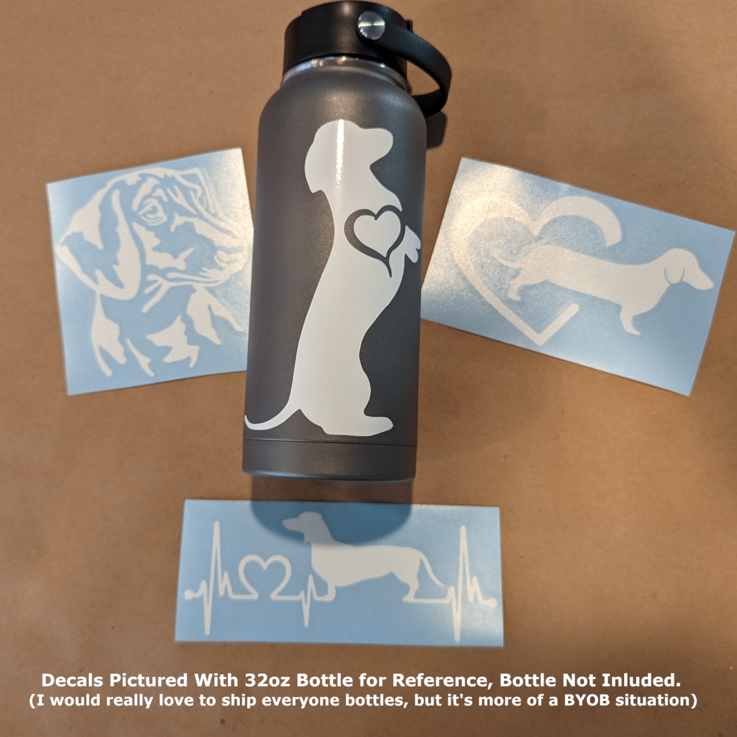 Dachshund Decals 4 Pack