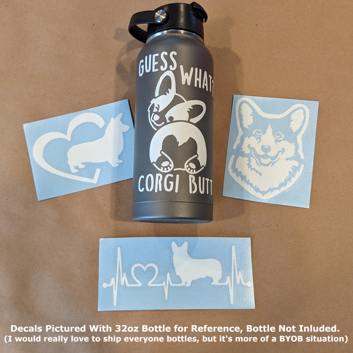 Corgi Decals 4 Pack