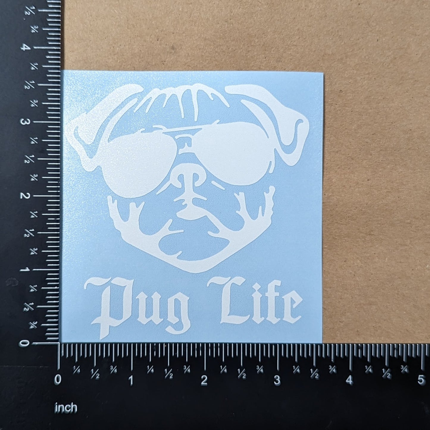 Pug Decal 4 Pack