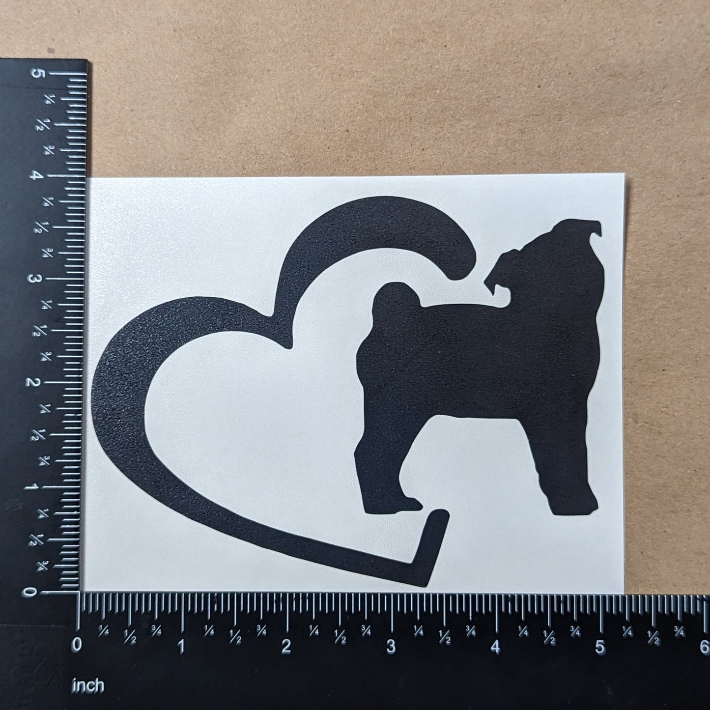 Pug Decal 4 Pack