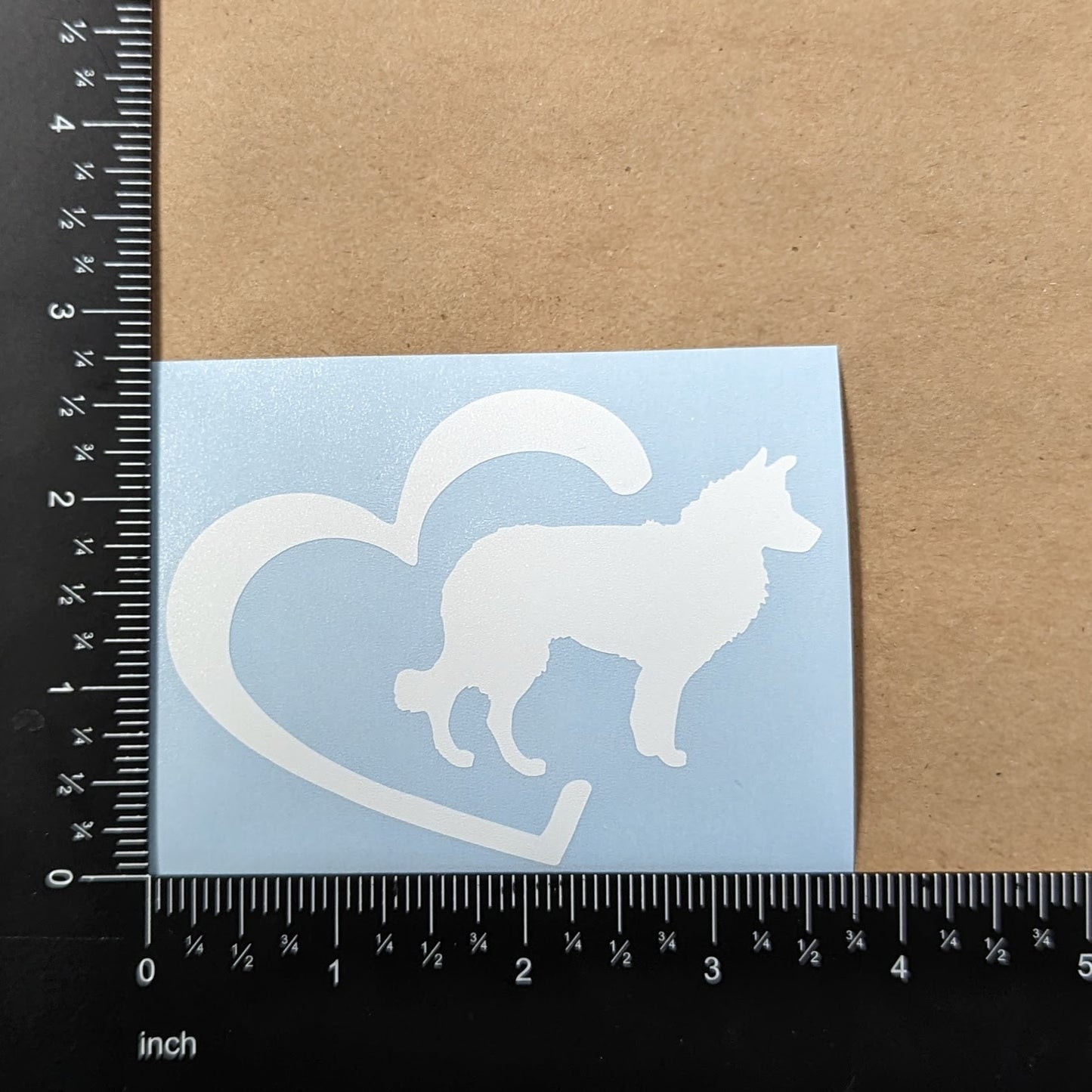 Border Collie Decal 4 Pack