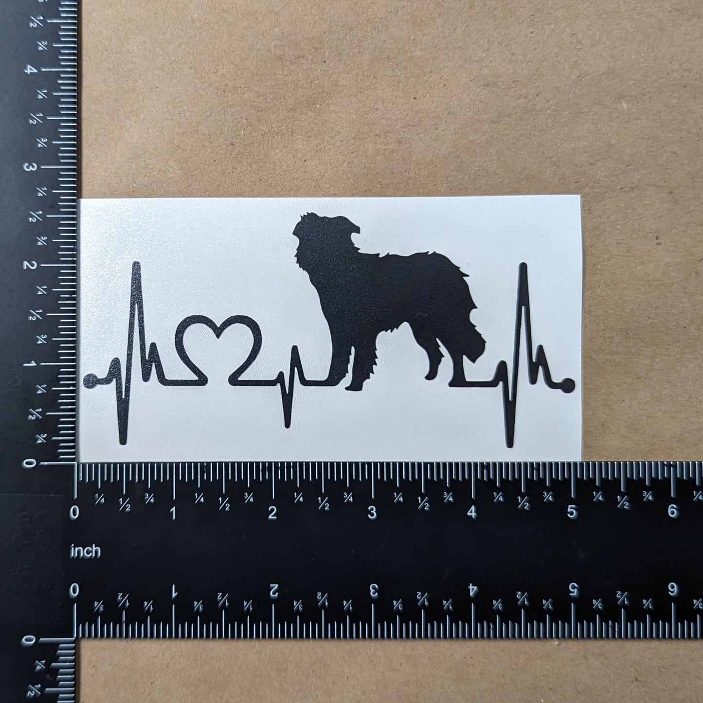 Border Collie Decal 4 Pack