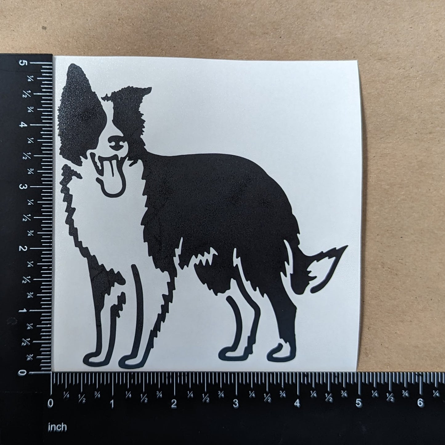 Border Collie Decal 4 Pack