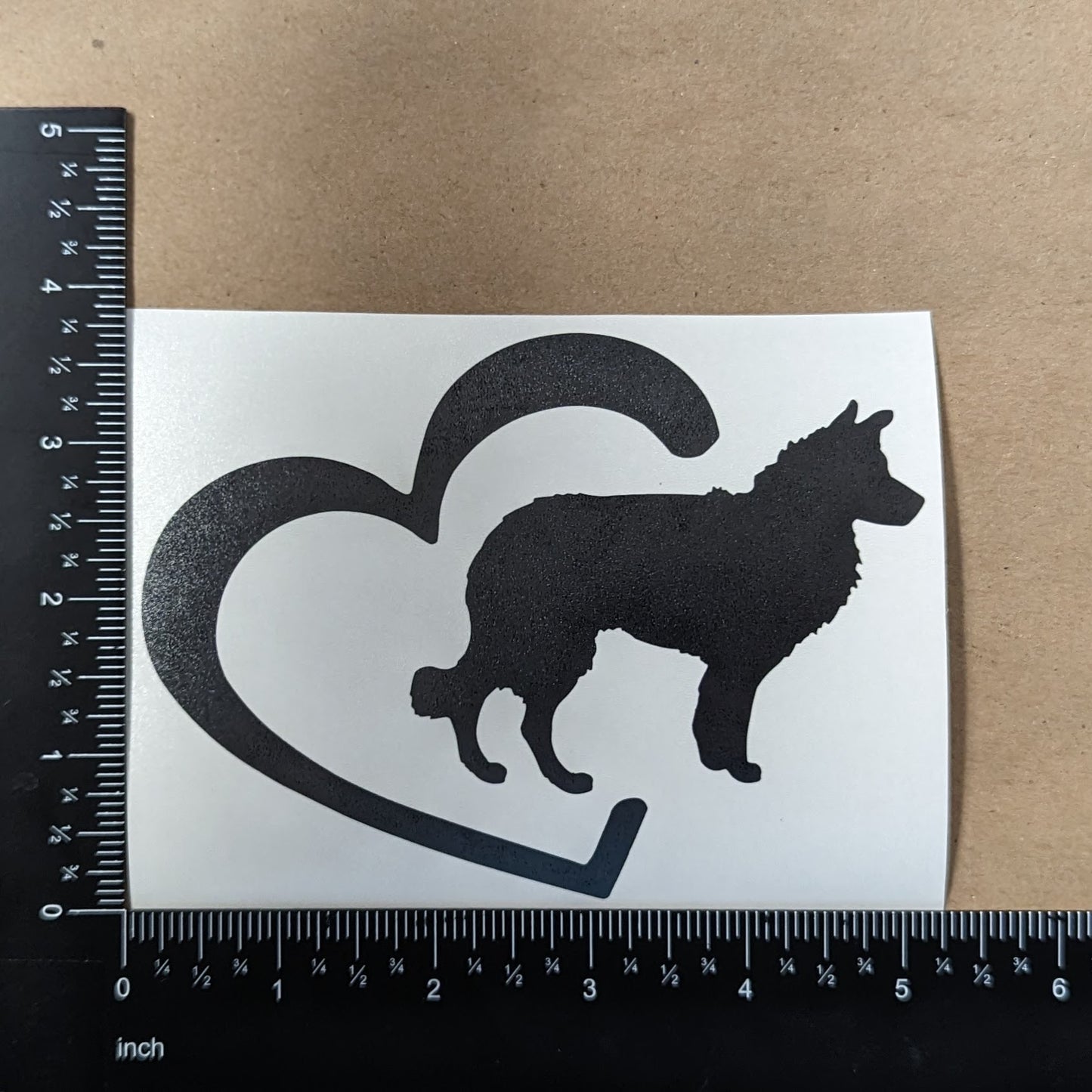 Border Collie Decal 4 Pack