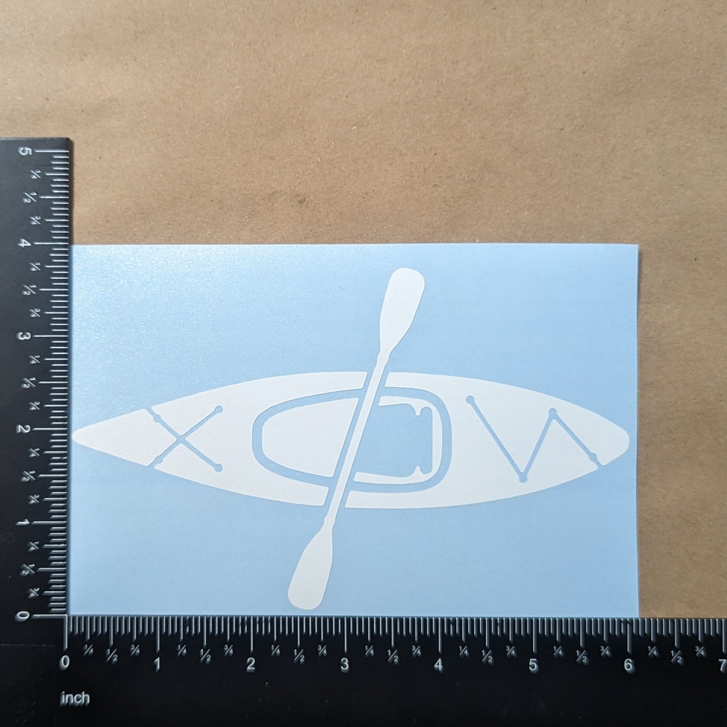 Kayaking Decal 4 Pack