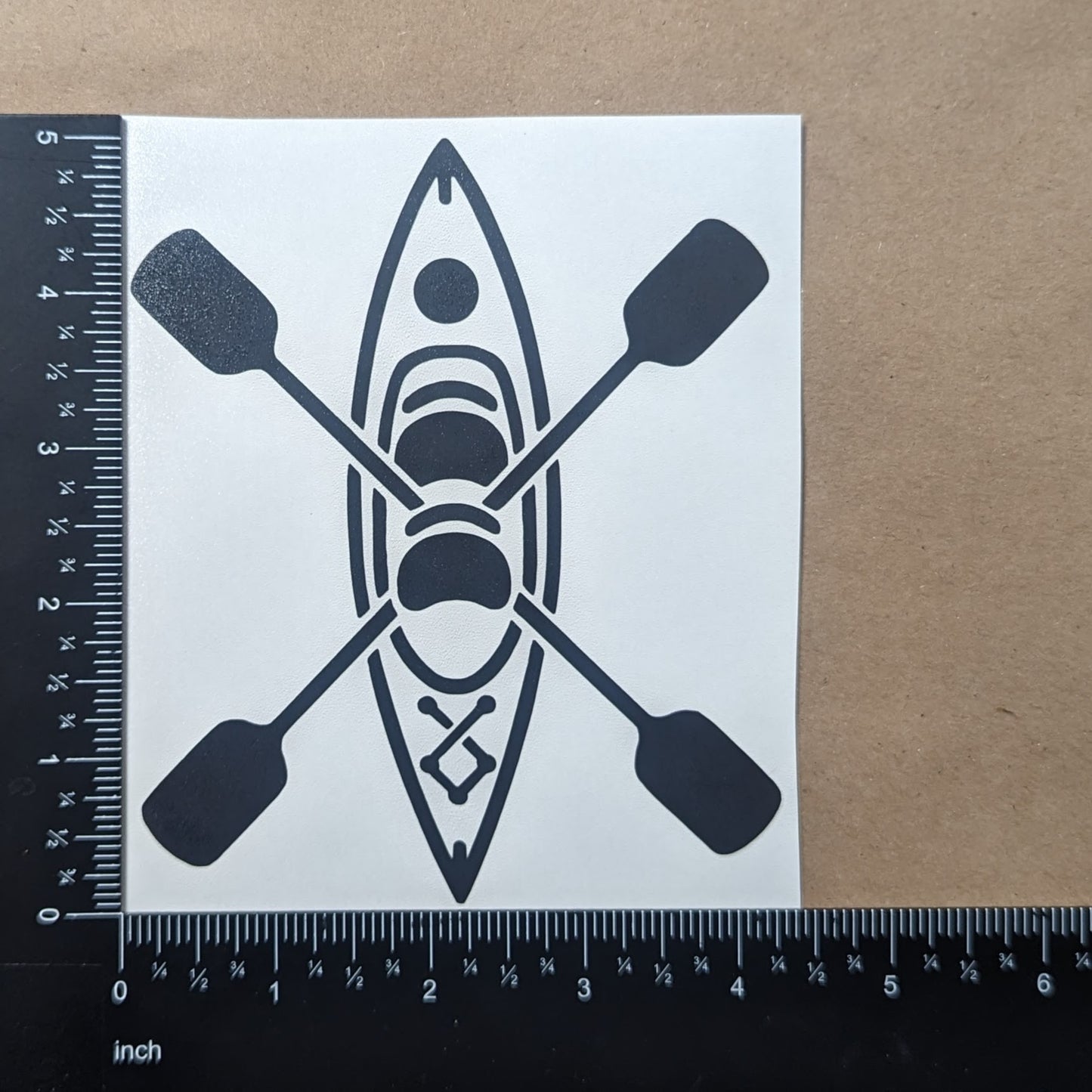 Kayaking Decal 4 Pack