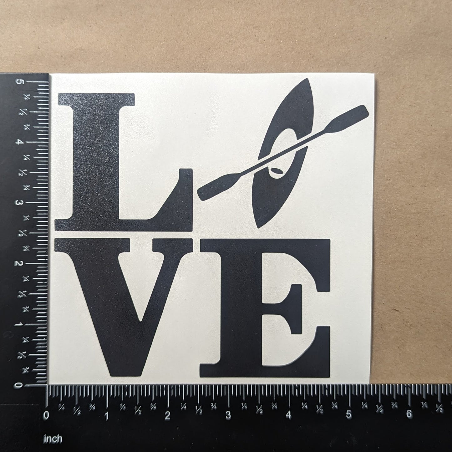 Kayaking Decal 4 Pack