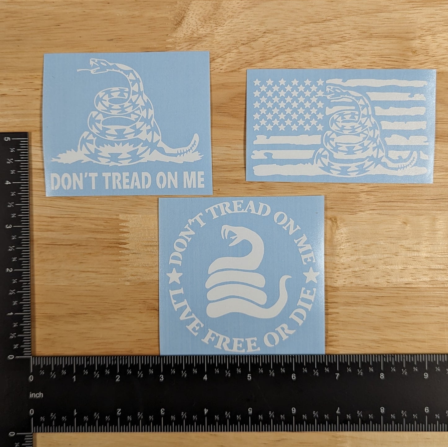 Don't Tread On Me Decal 3-Pack