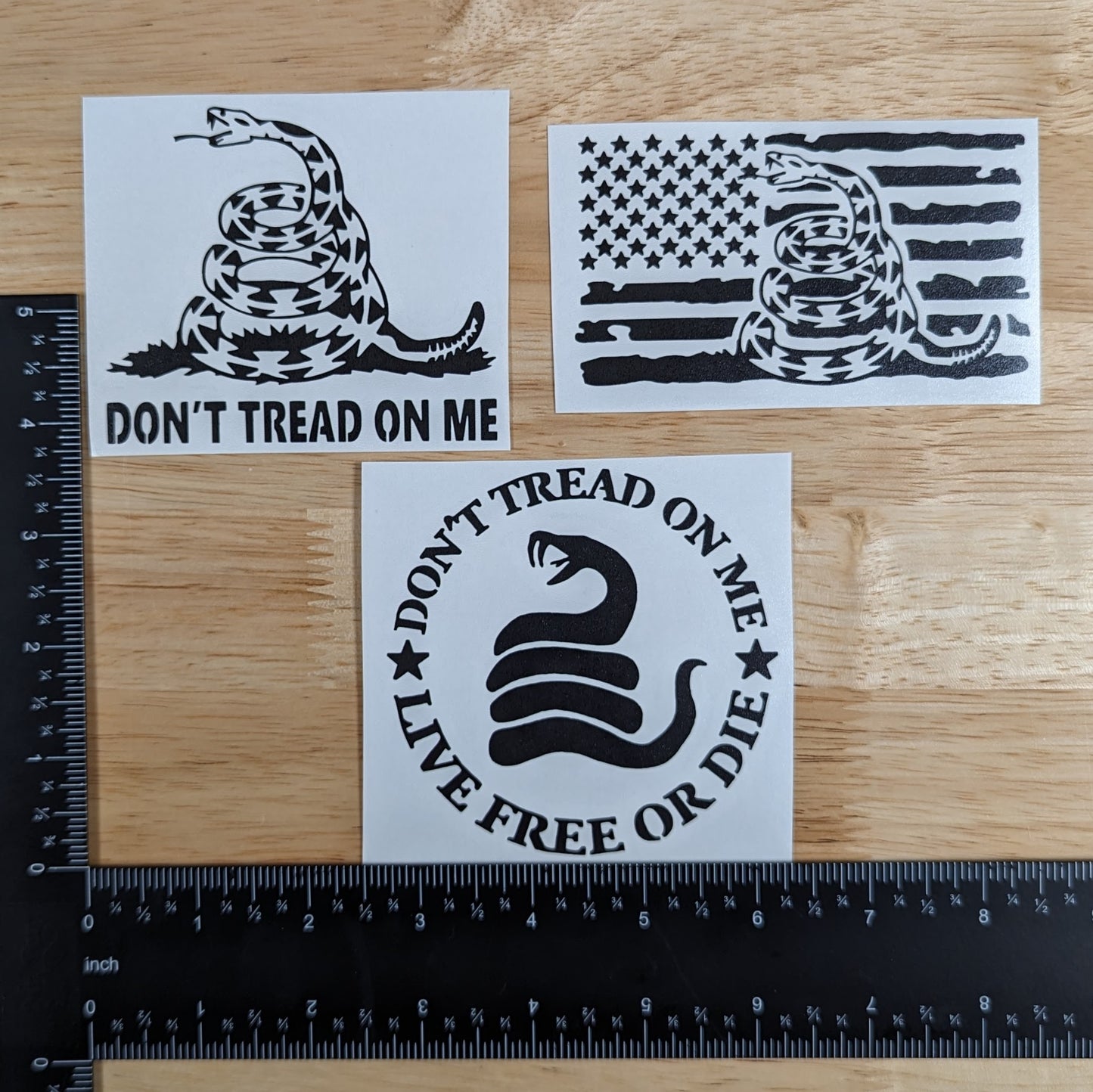 Don't Tread On Me Decal 3-Pack