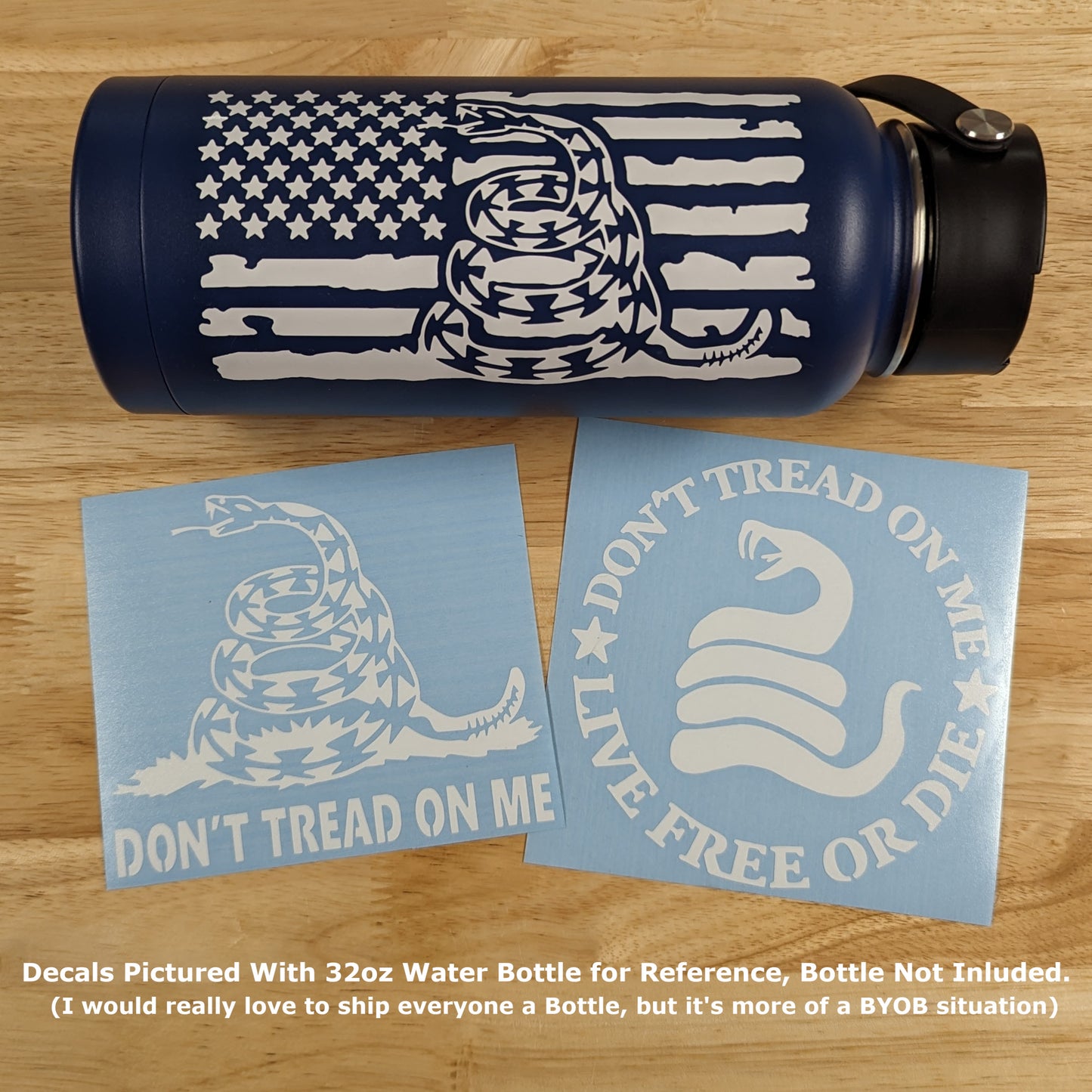 Don't Tread On Me Decal 3-Pack