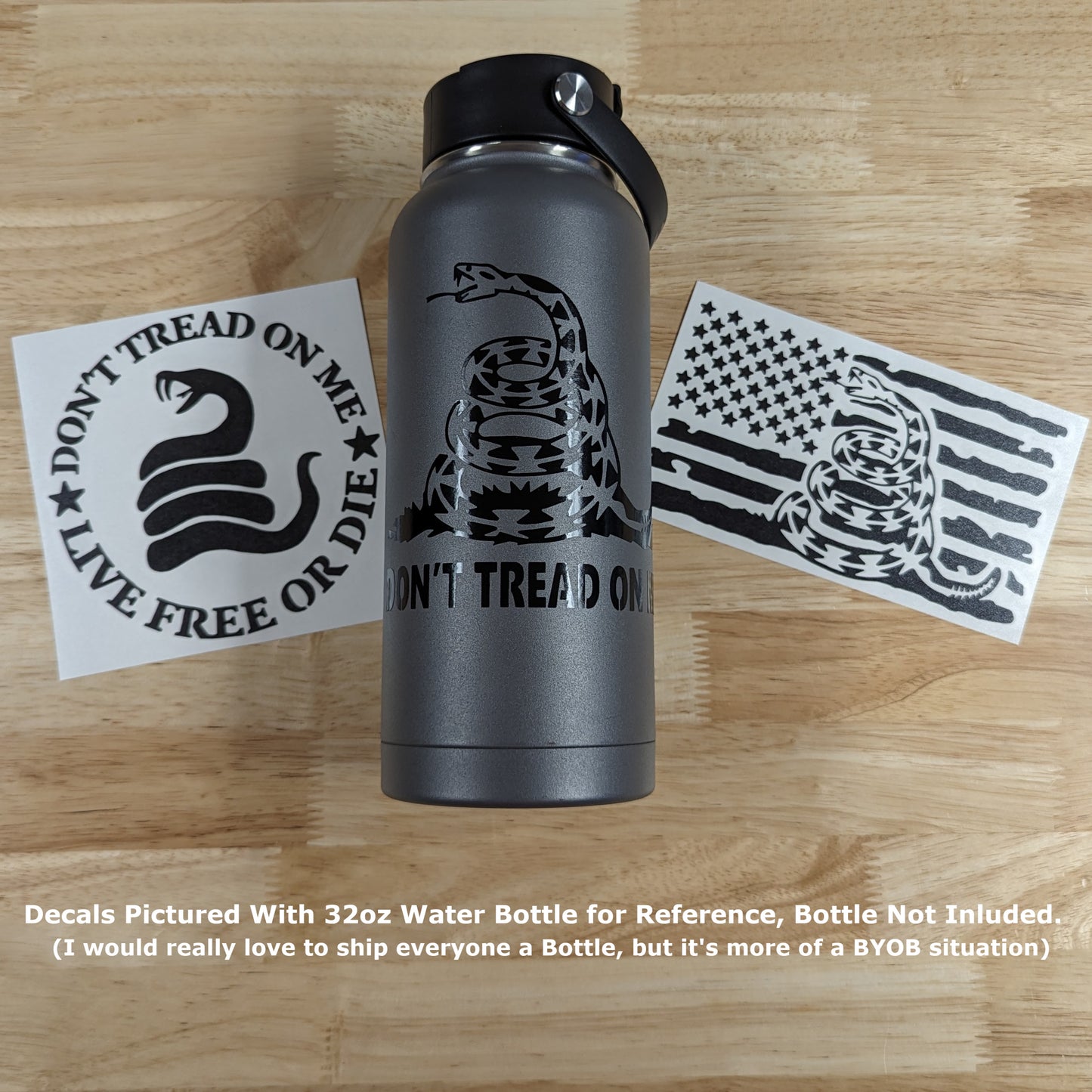 Don't Tread On Me Decal 3-Pack