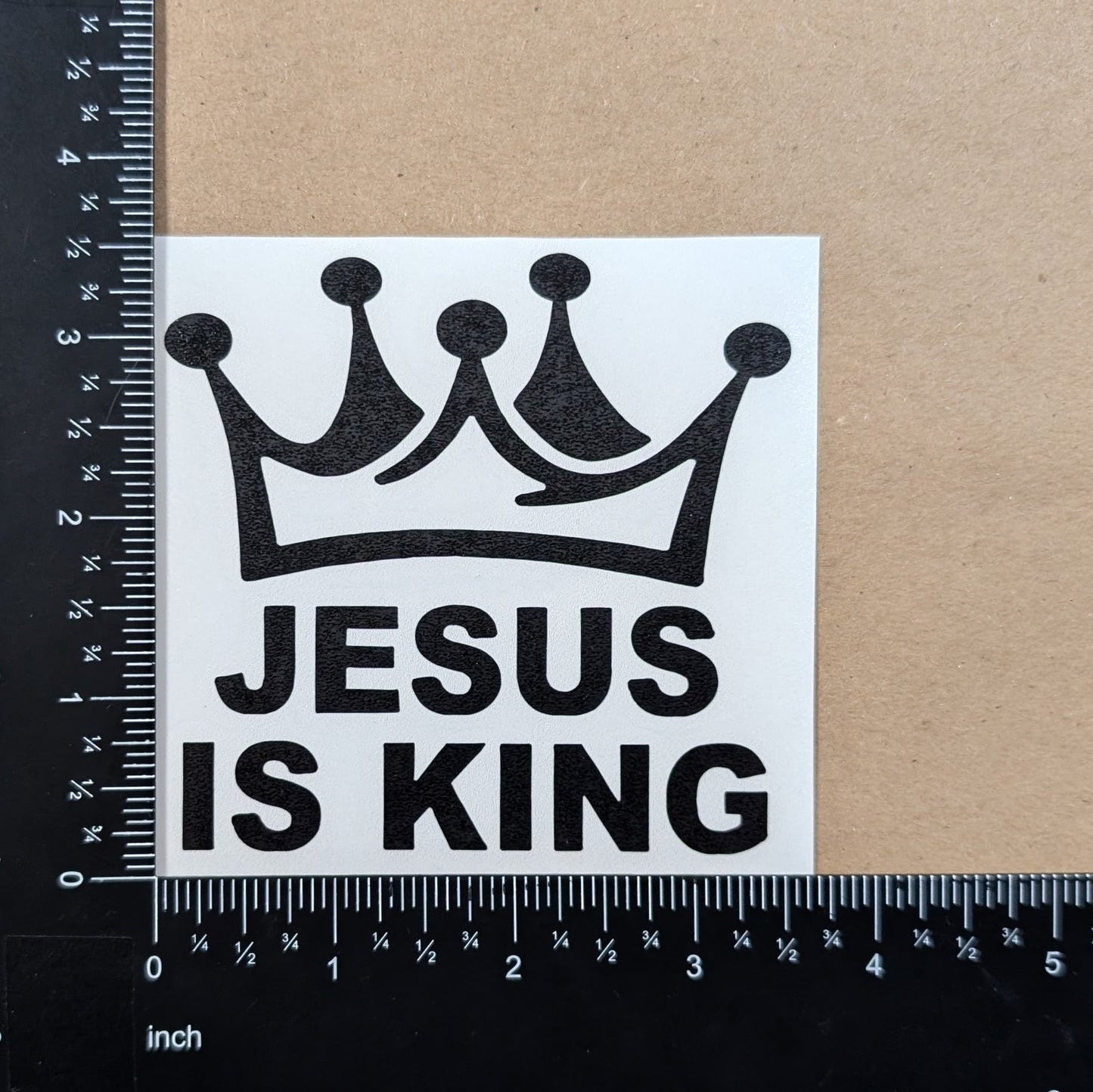 Jesus Is King Decal 4-Pack
