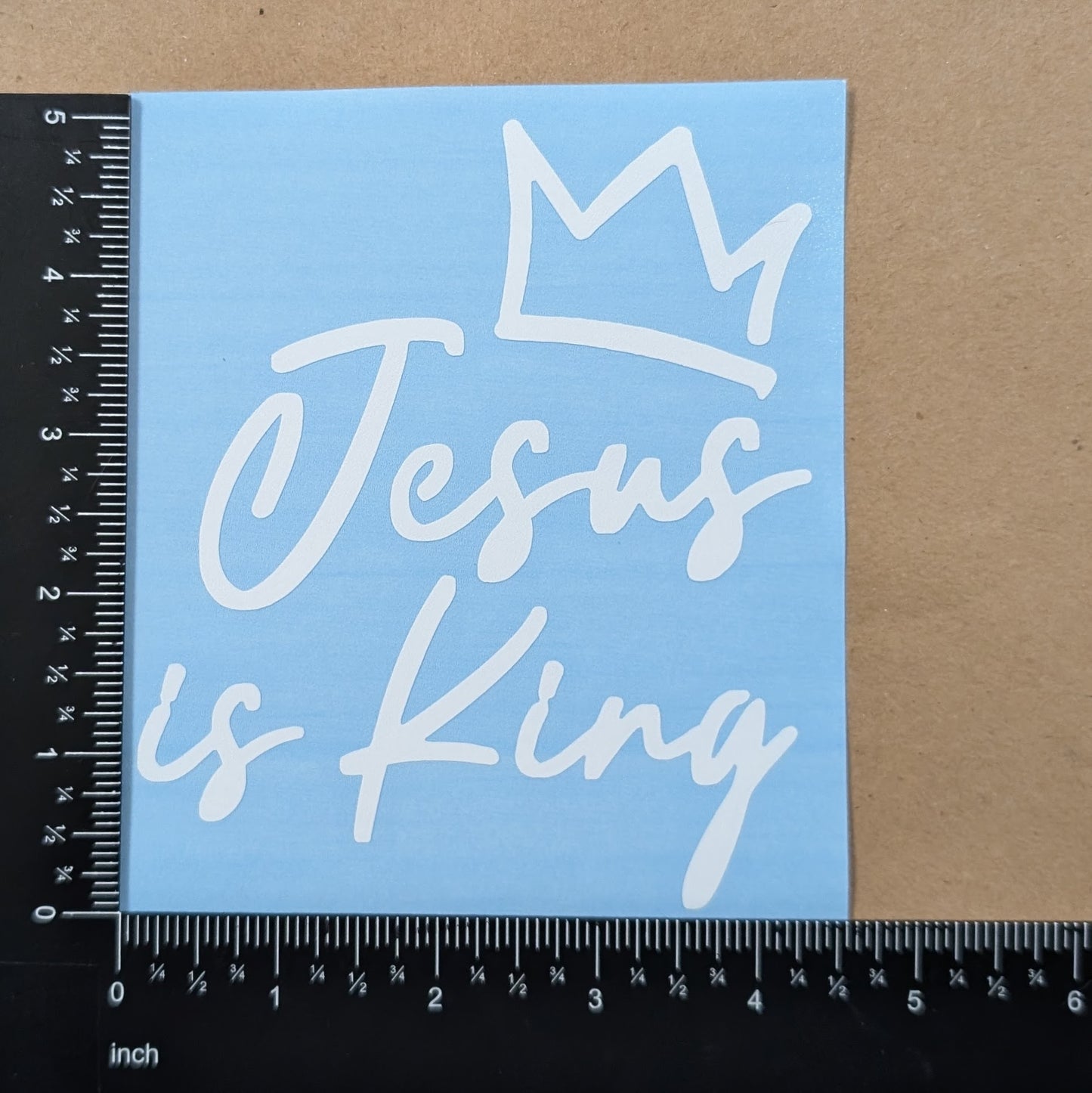 Jesus Is King Decal 4-Pack