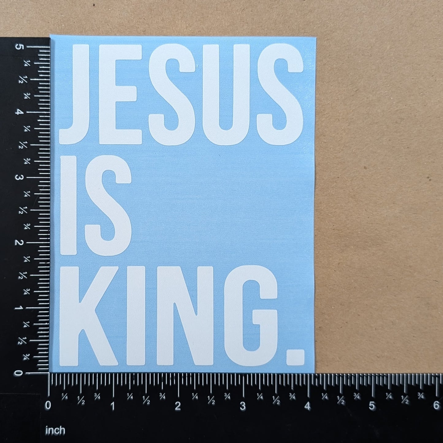 Jesus Is King Decal 4-Pack