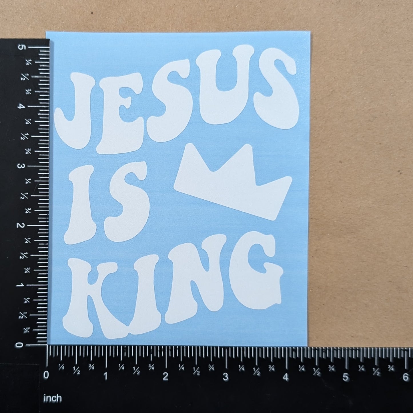 Jesus Is King Decal 4-Pack