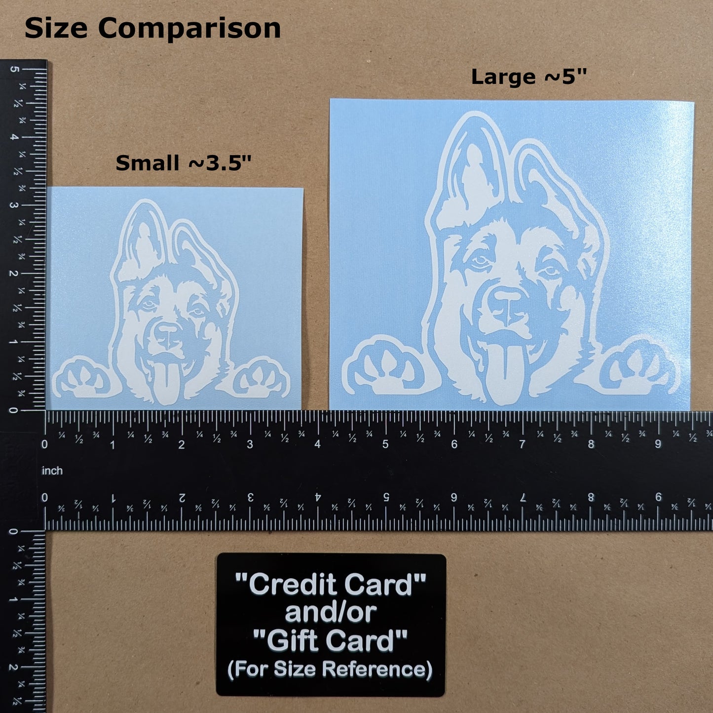 German Shepherd Decals 4 Pack