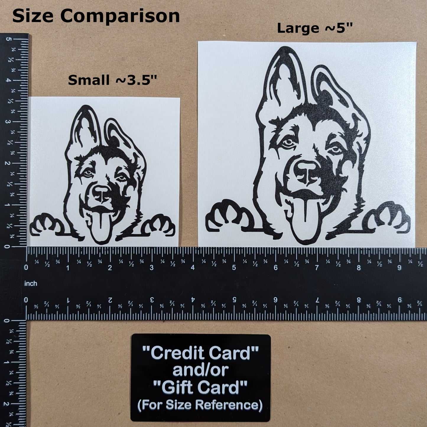 German Shepherd Decals 4 Pack