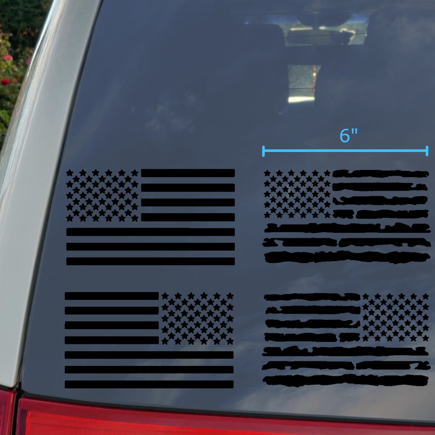 American Flag Decal 4 Pack