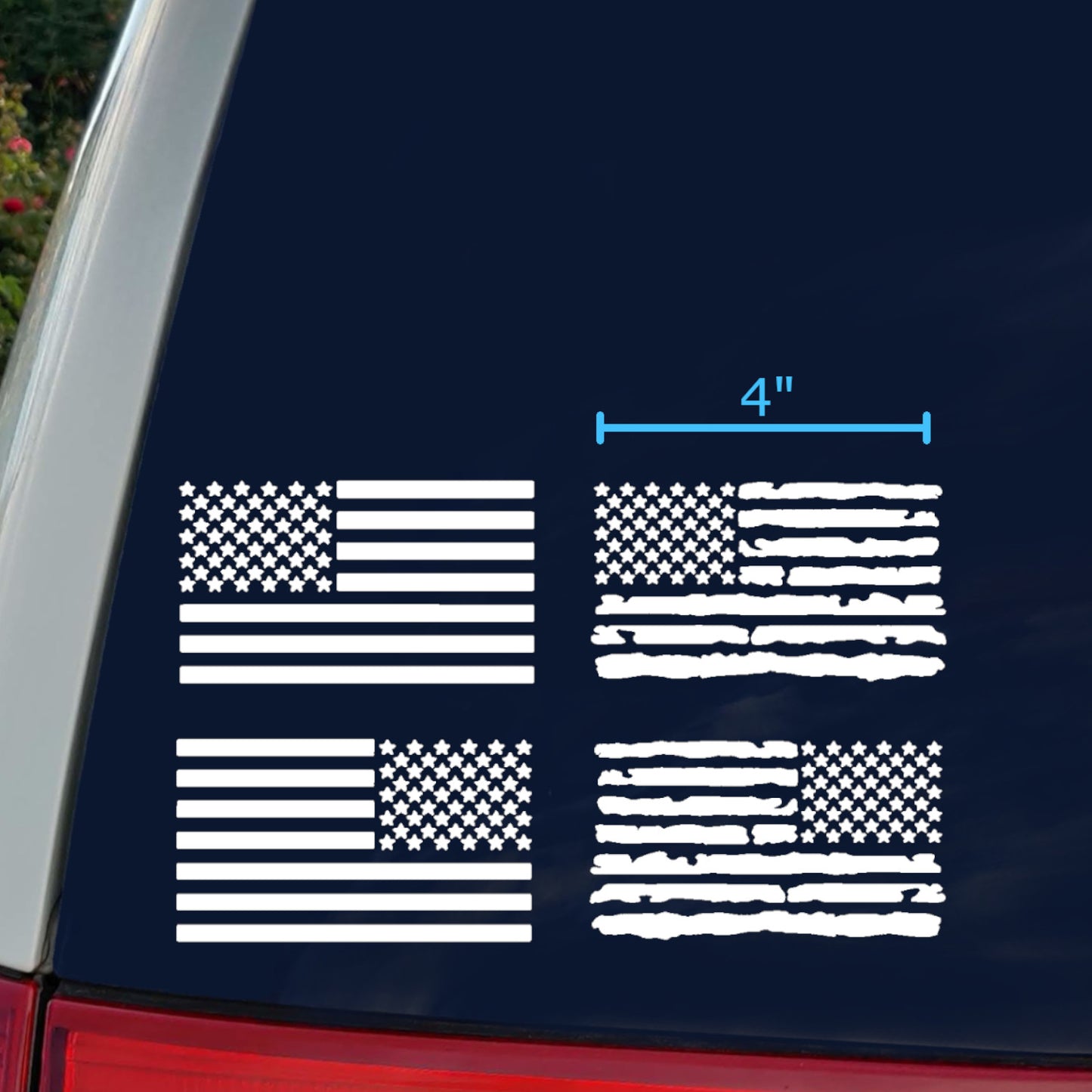 American Flag Decal 4 Pack