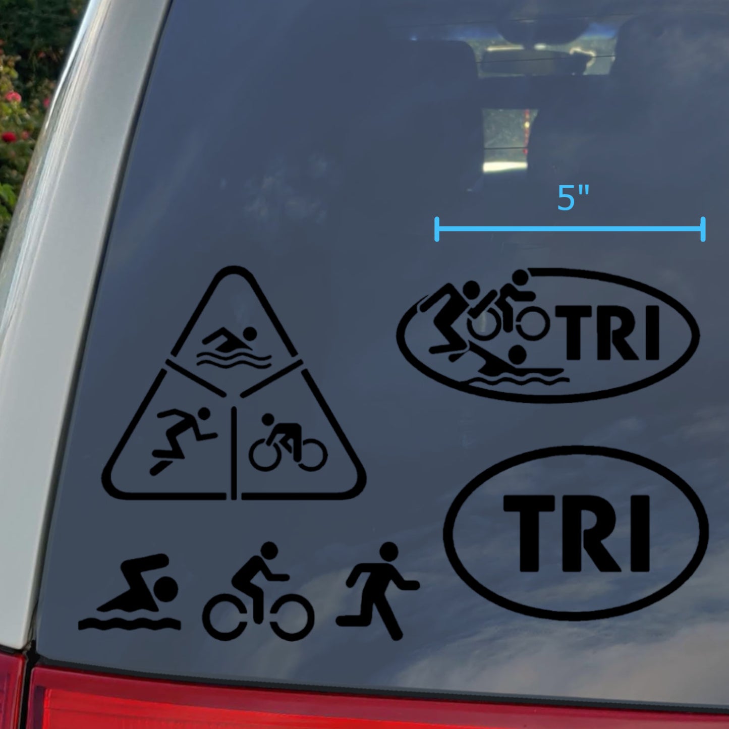 Triathlon Decal 4 Pack