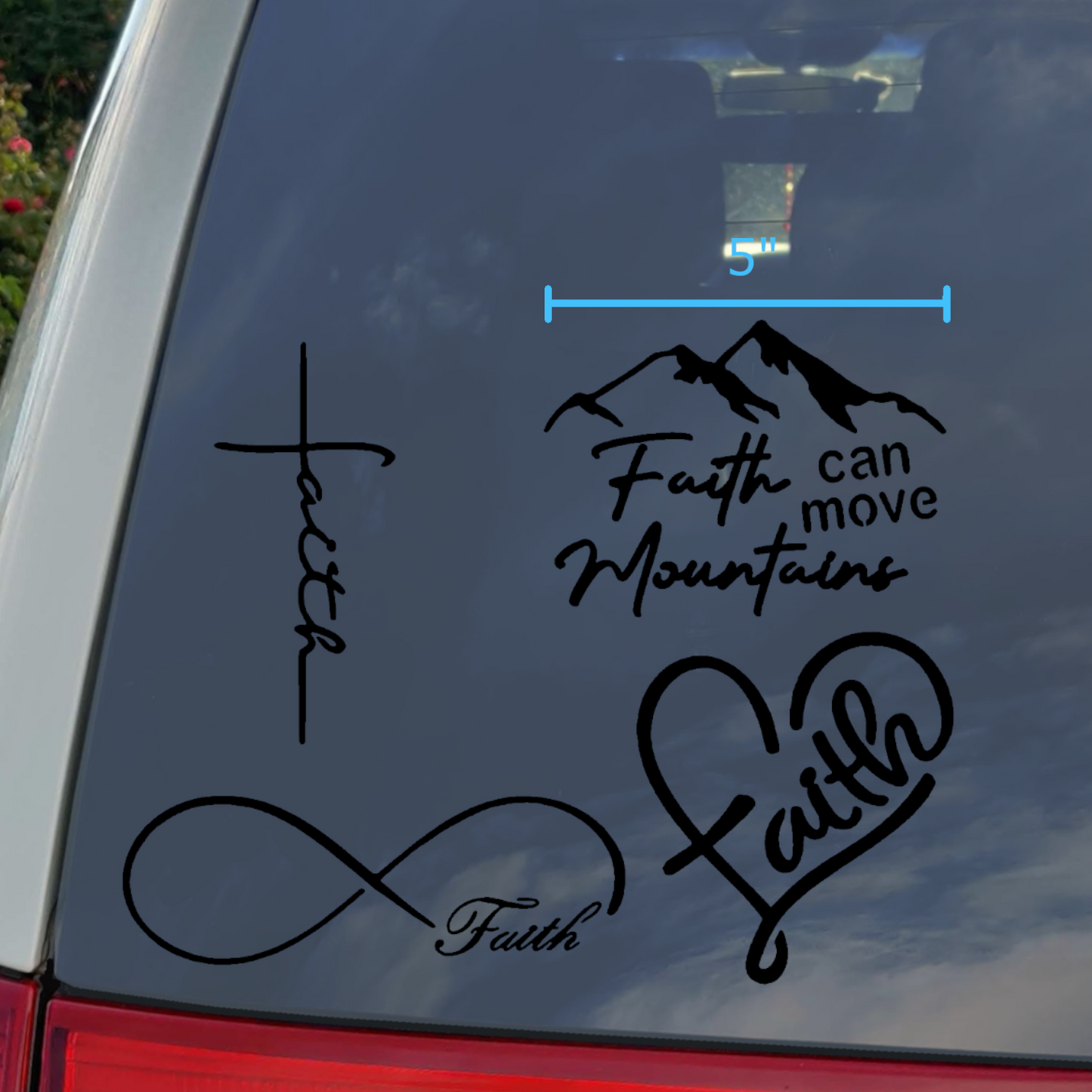 Faith Decal 4-Pack