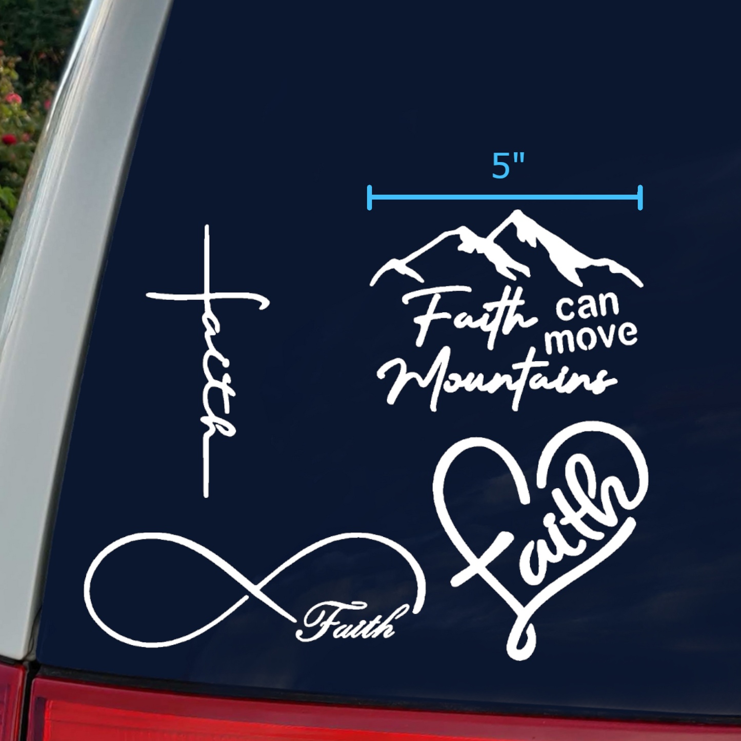 Faith Decal 4-Pack