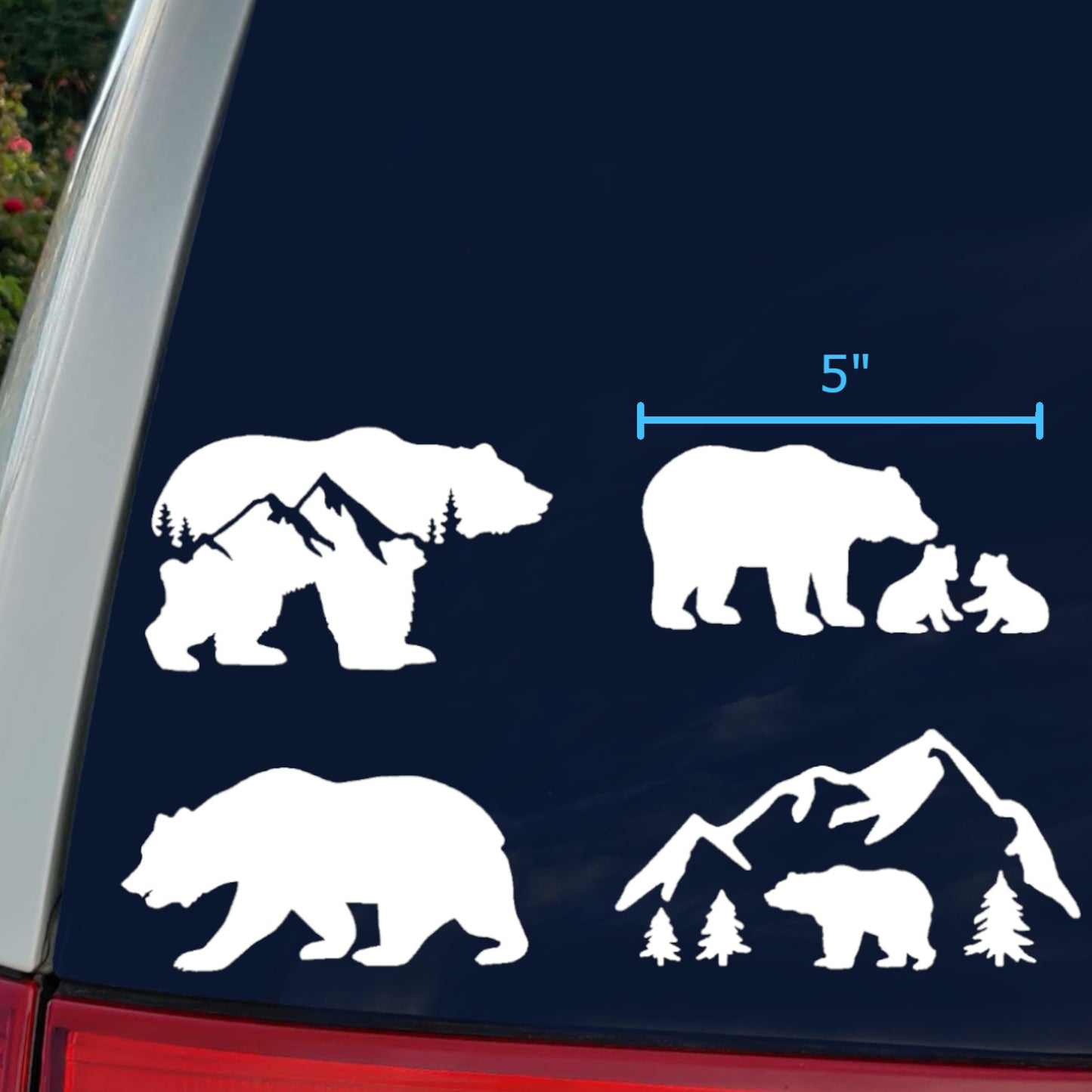 Bear Decal 4-Pack