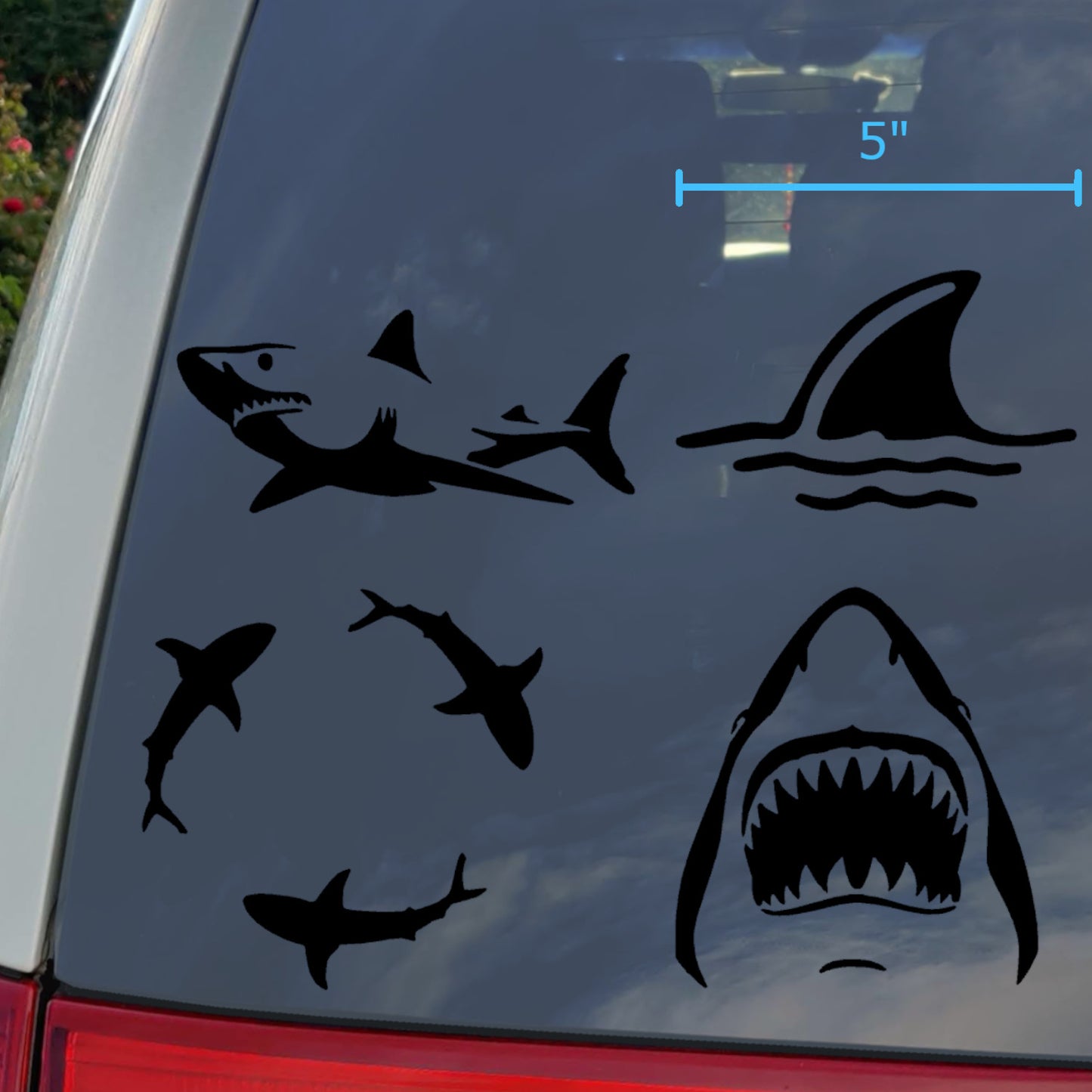 Shark Decal 4 Pack