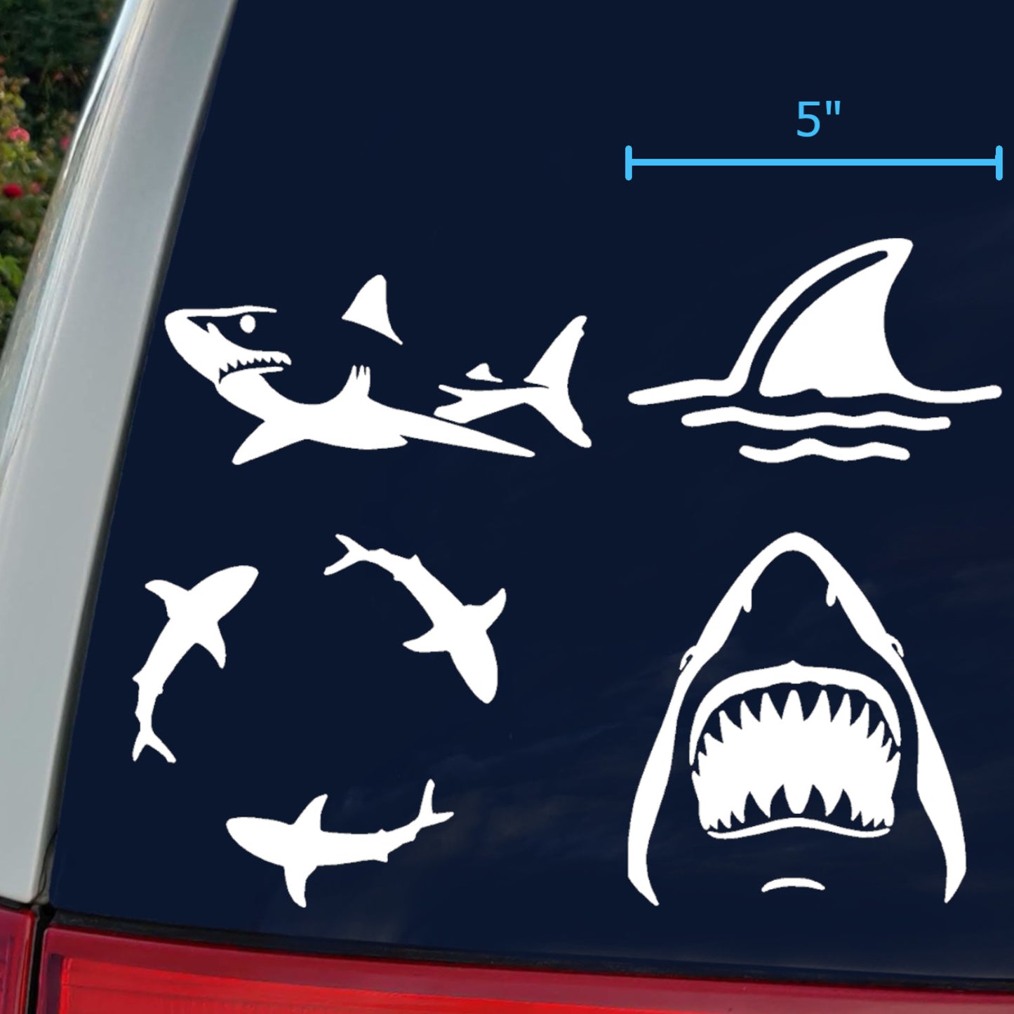Shark Decal 4 Pack