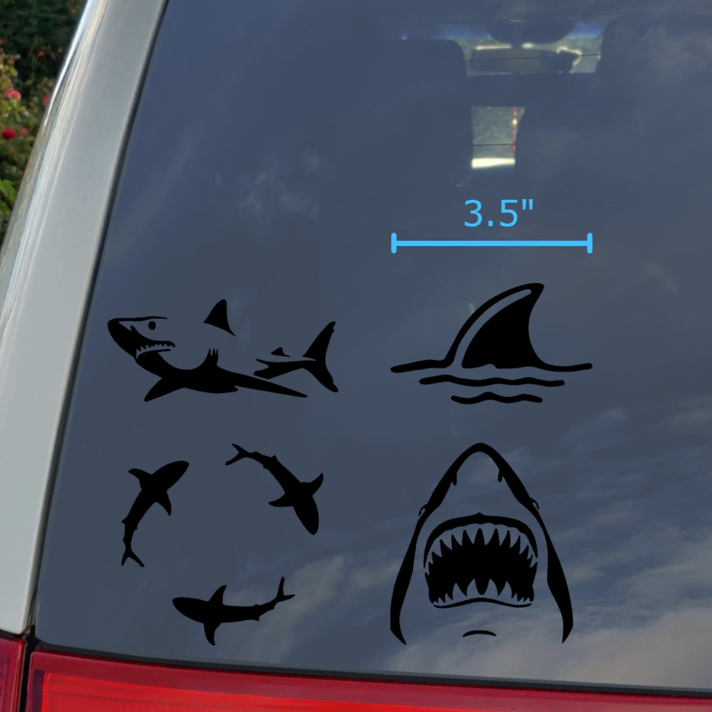 Shark Decal 4 Pack