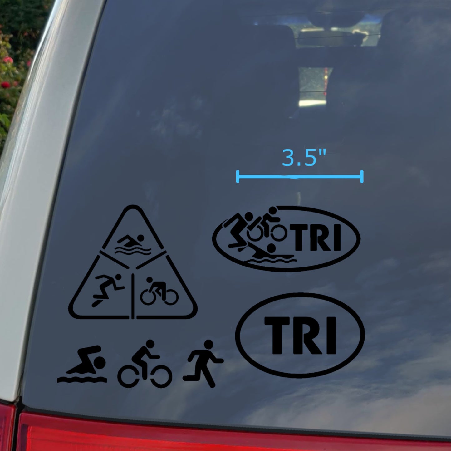 Triathlon Decal 4 Pack