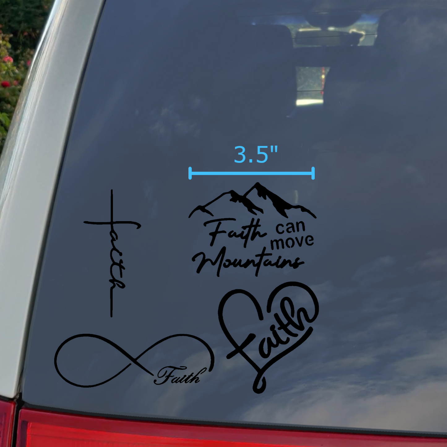 Faith Decal 4-Pack