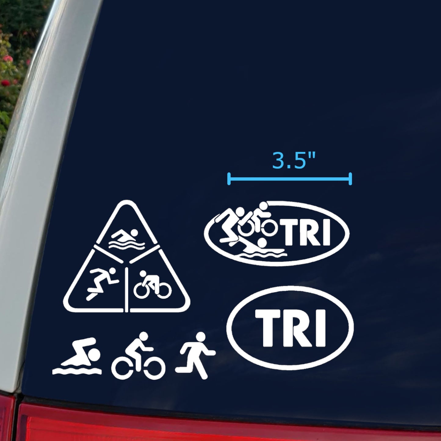 Triathlon Decal 4 Pack