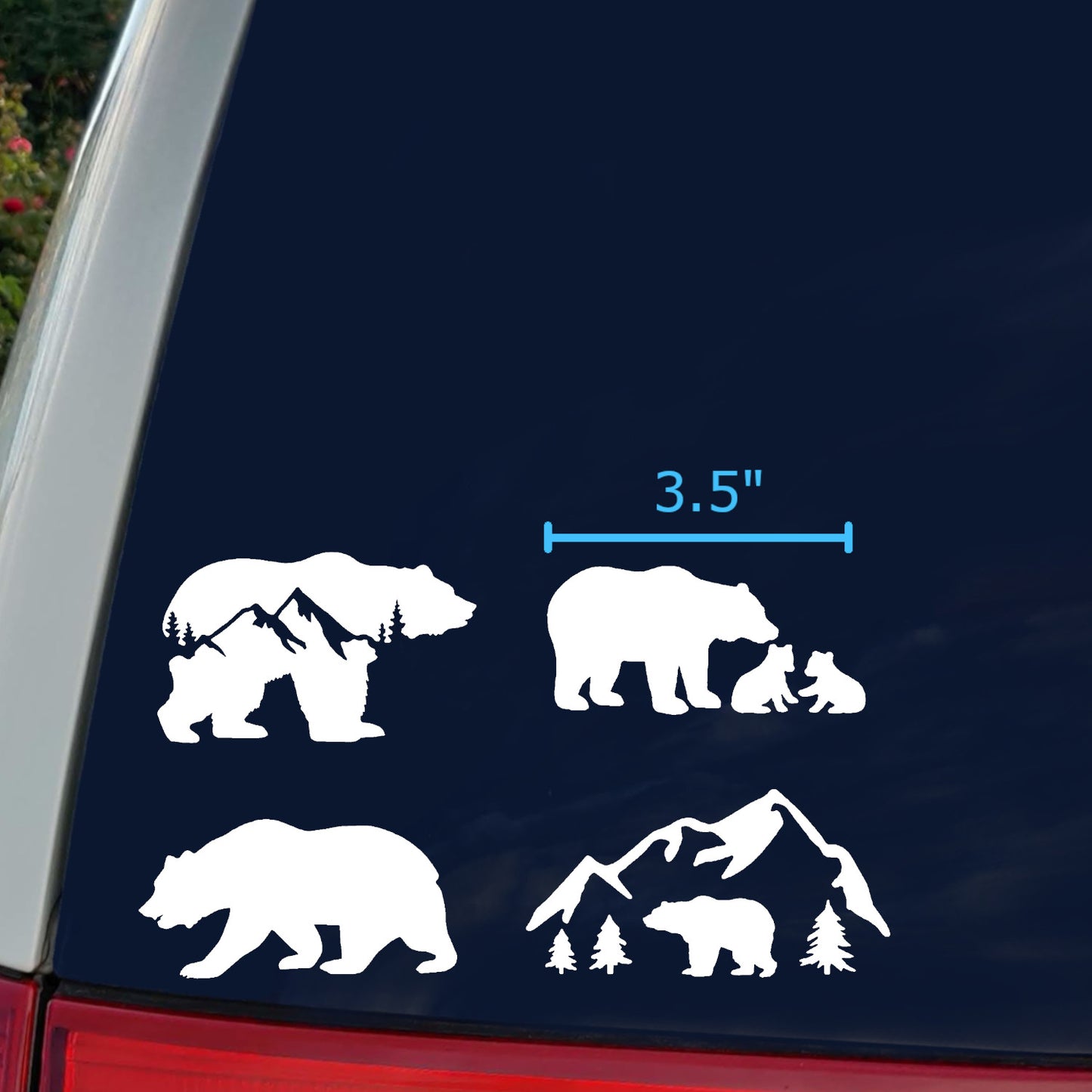 Bear Decal 4-Pack