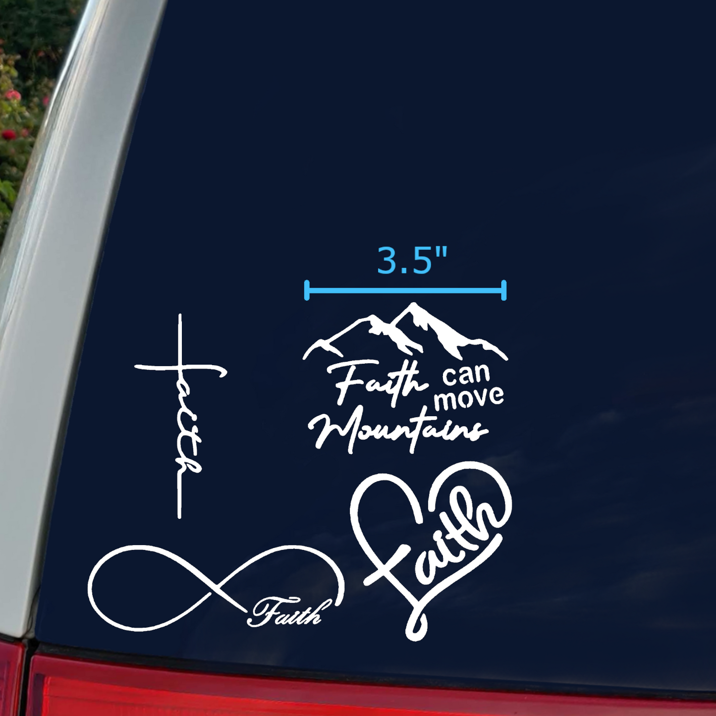 Faith Decal 4-Pack