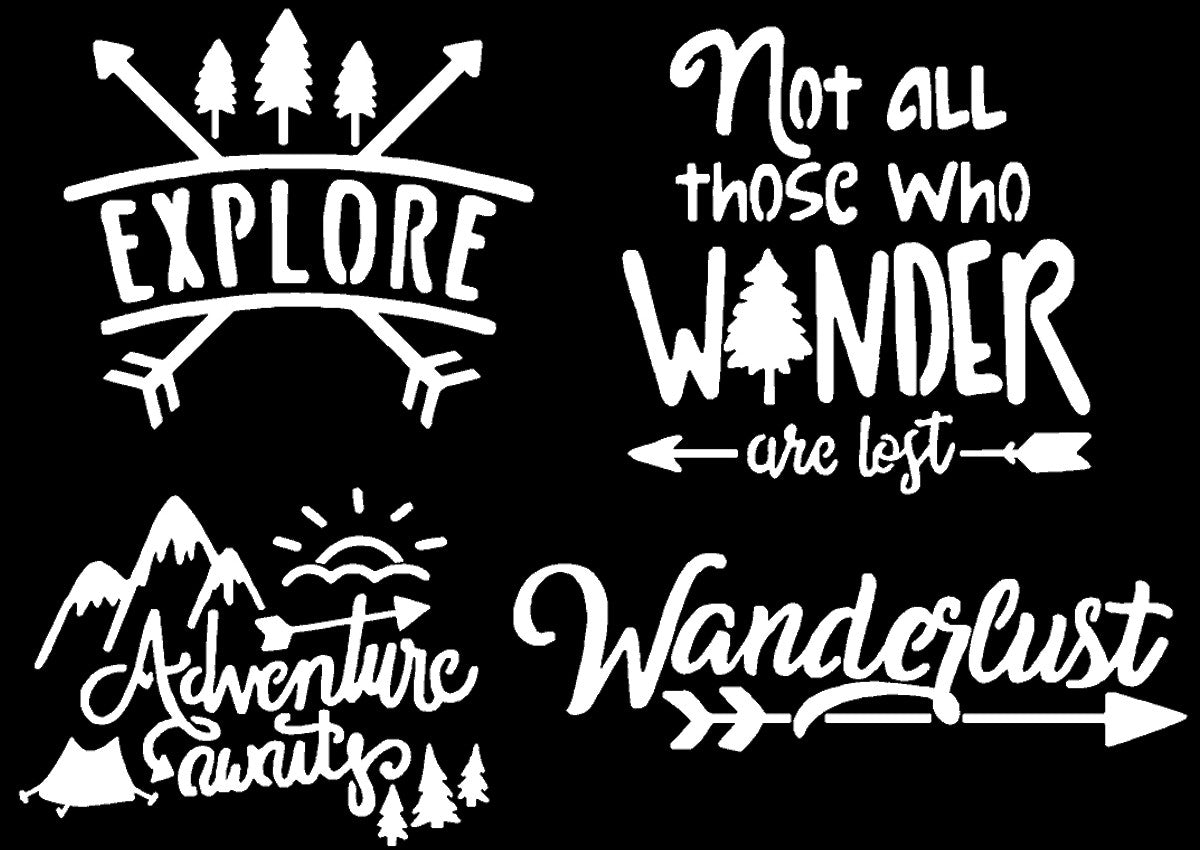 Explore Decal 4-Pack