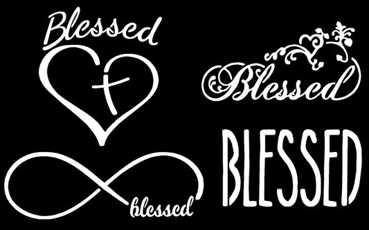 Blessed Decal 4-Pack